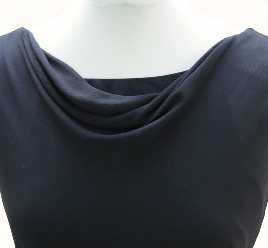 Marilyn Anselm for Hobbs black silk dress Size 10 - KingsRoad1990