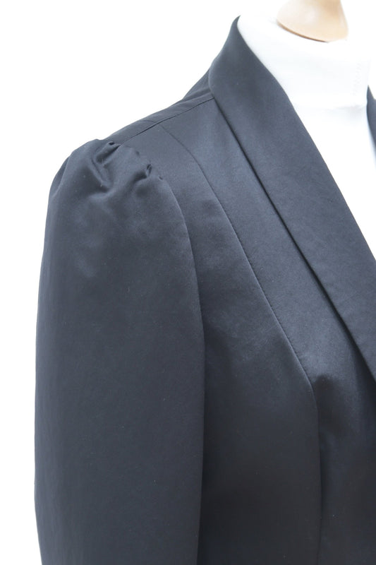 Monsoon black satin tuxedo - style blazer Size 12 - KingsRoad1990
