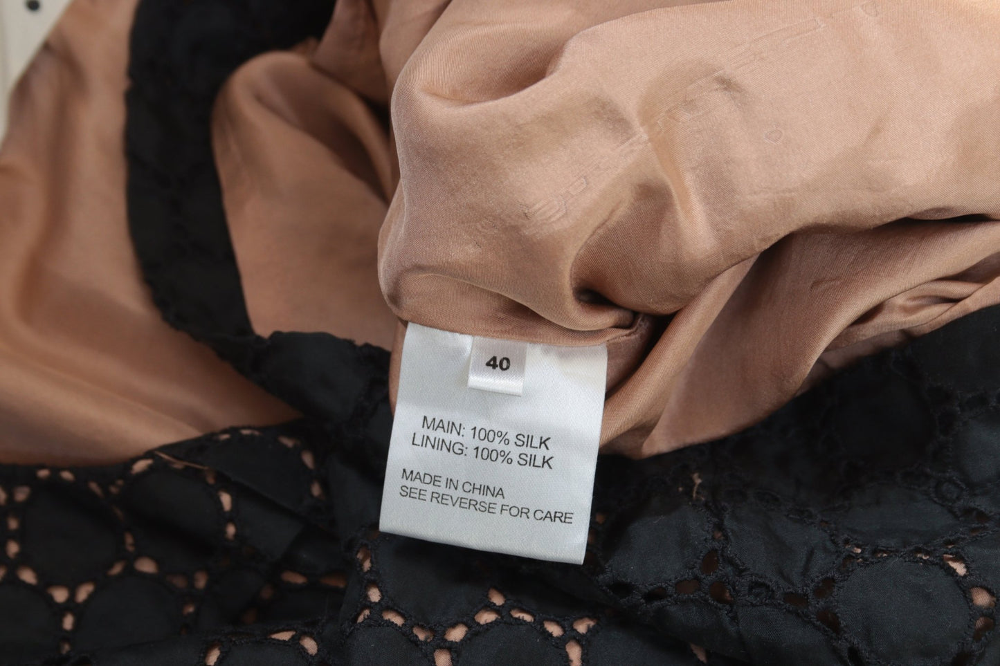Rützou black silk scoop neck top UK 10 - KingsRoad1990