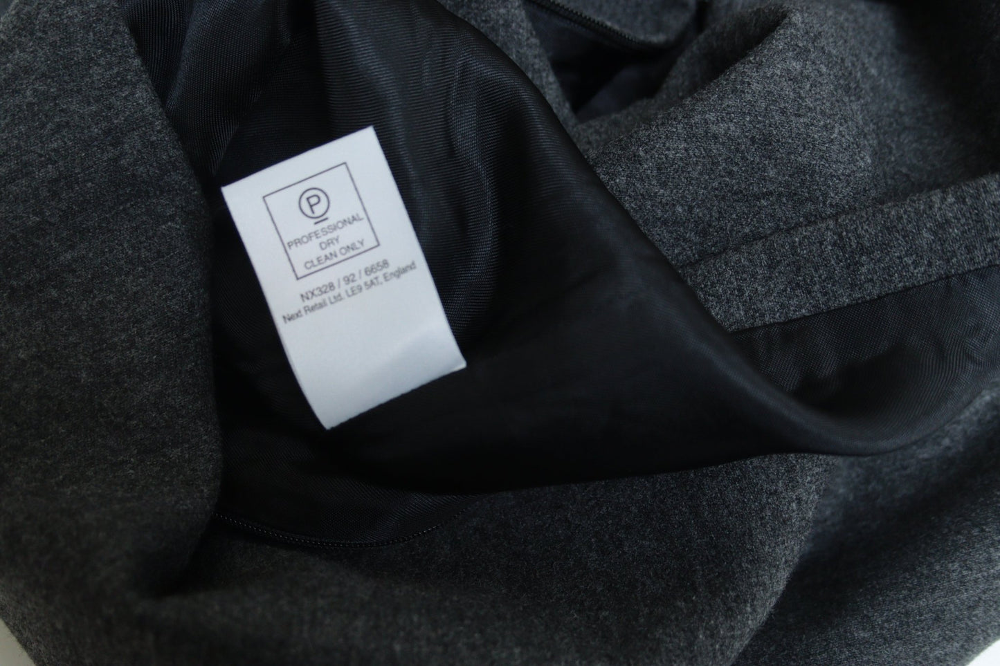 Next charcoal wool sleeveless top Size UK 12 - KingsRoad1990