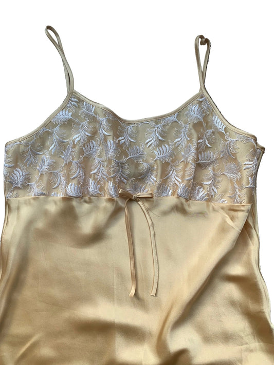 JFW gold satin nightie new Size 16 - KingsRoad1990