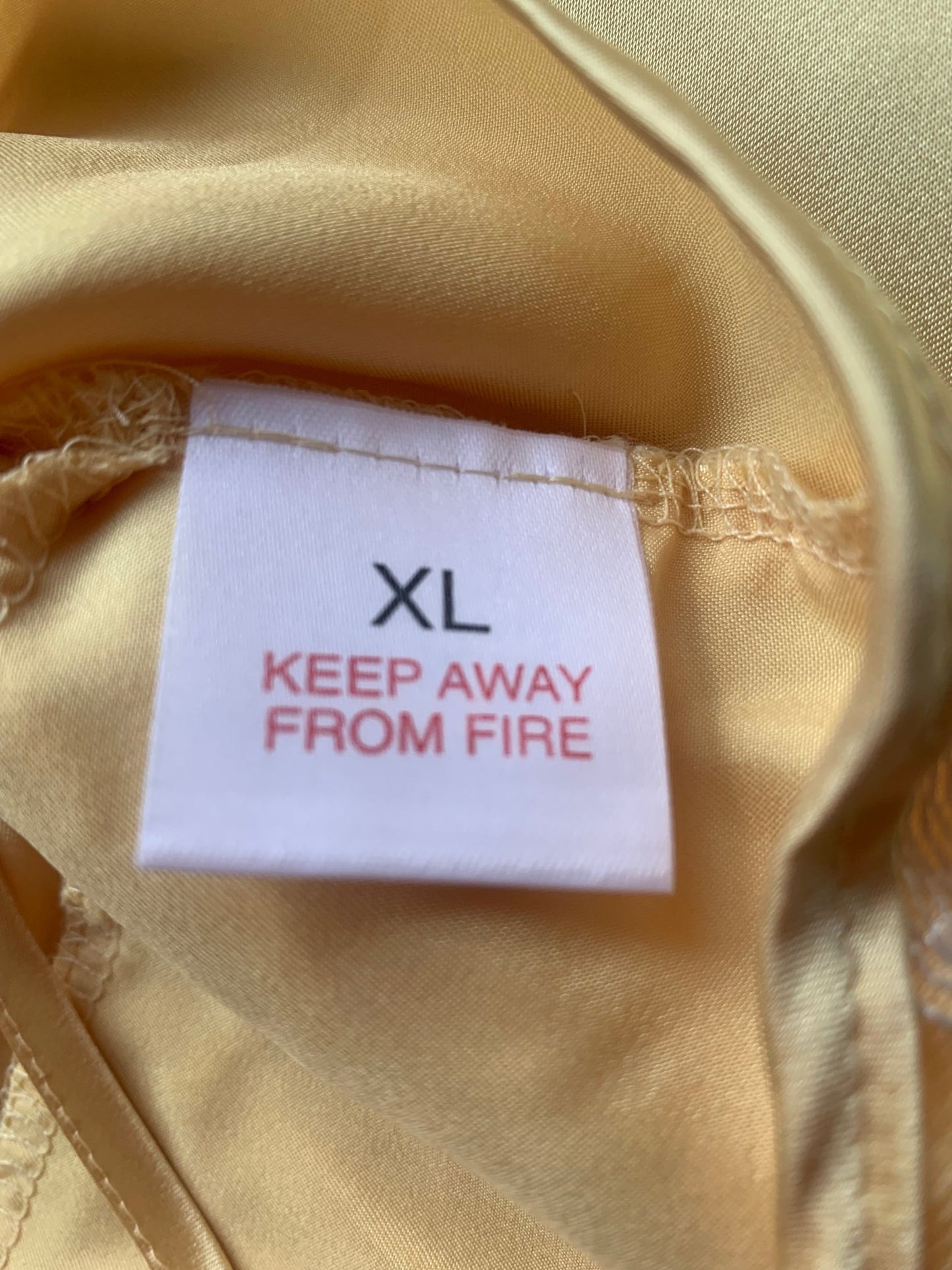 JFW gold satin nightie new Size 16 - KingsRoad1990