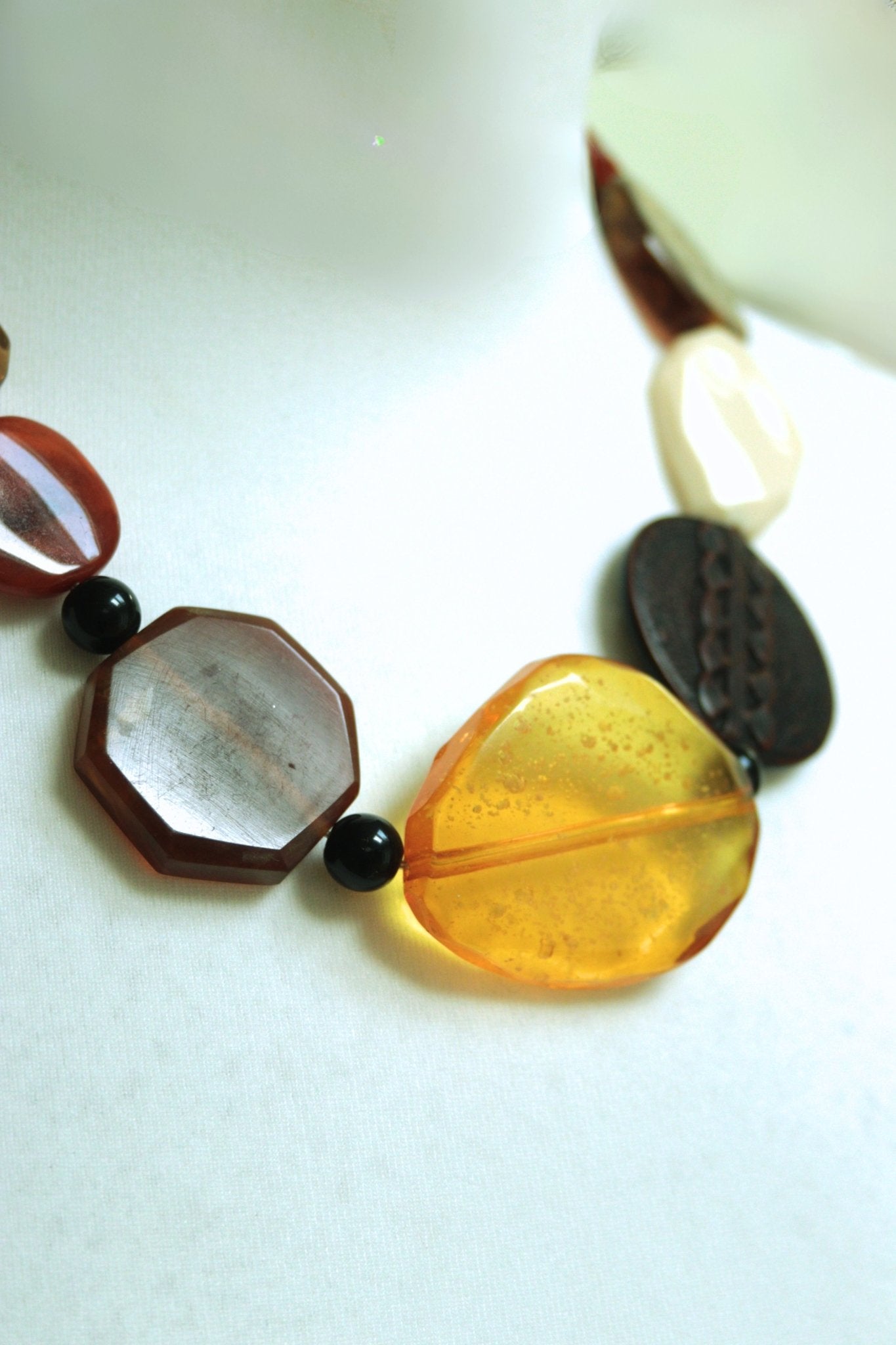 Angie Gooderham resin statement necklace - KingsRoad1990