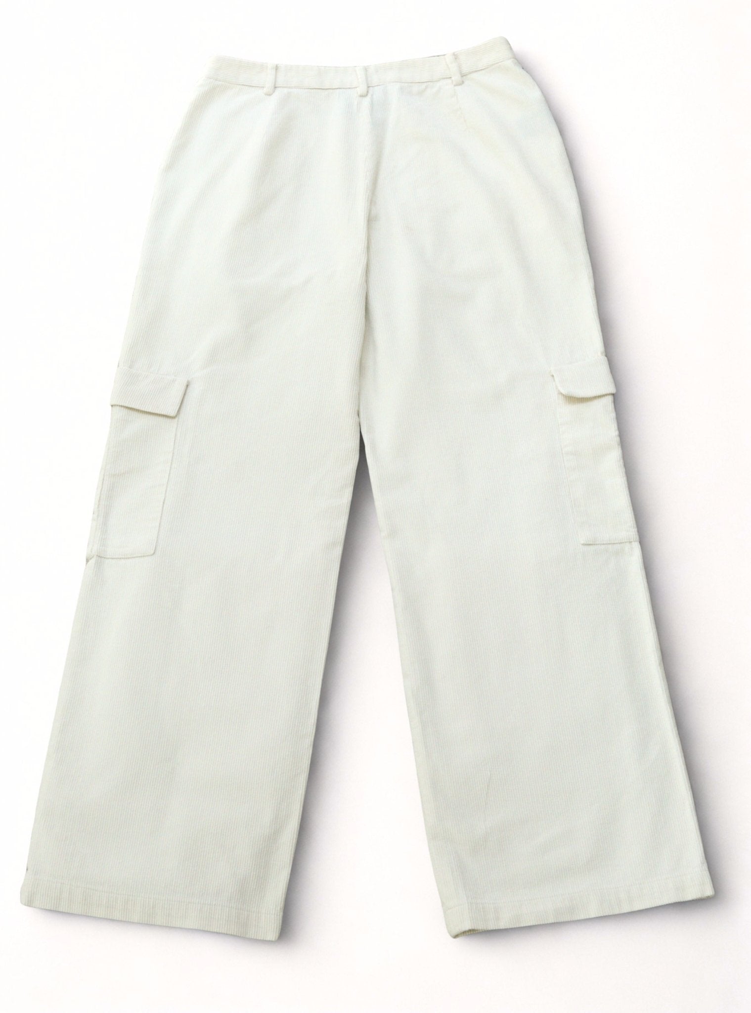 Episode off - white cord wide - leg trousers Size 10 - KingsRoad1990