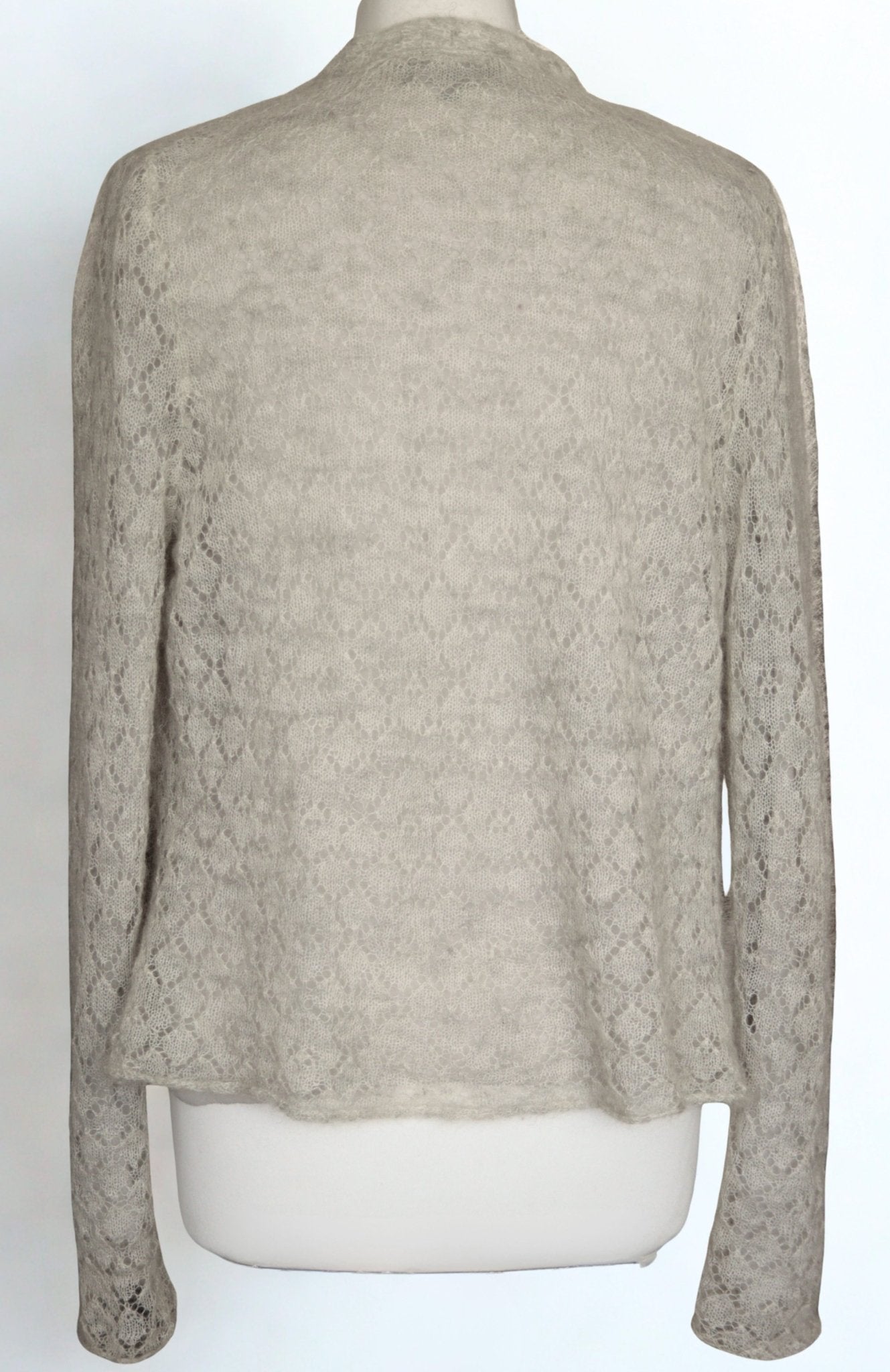 Episode pale grey mohair blend cardigan Size 12 - KingsRoad1990