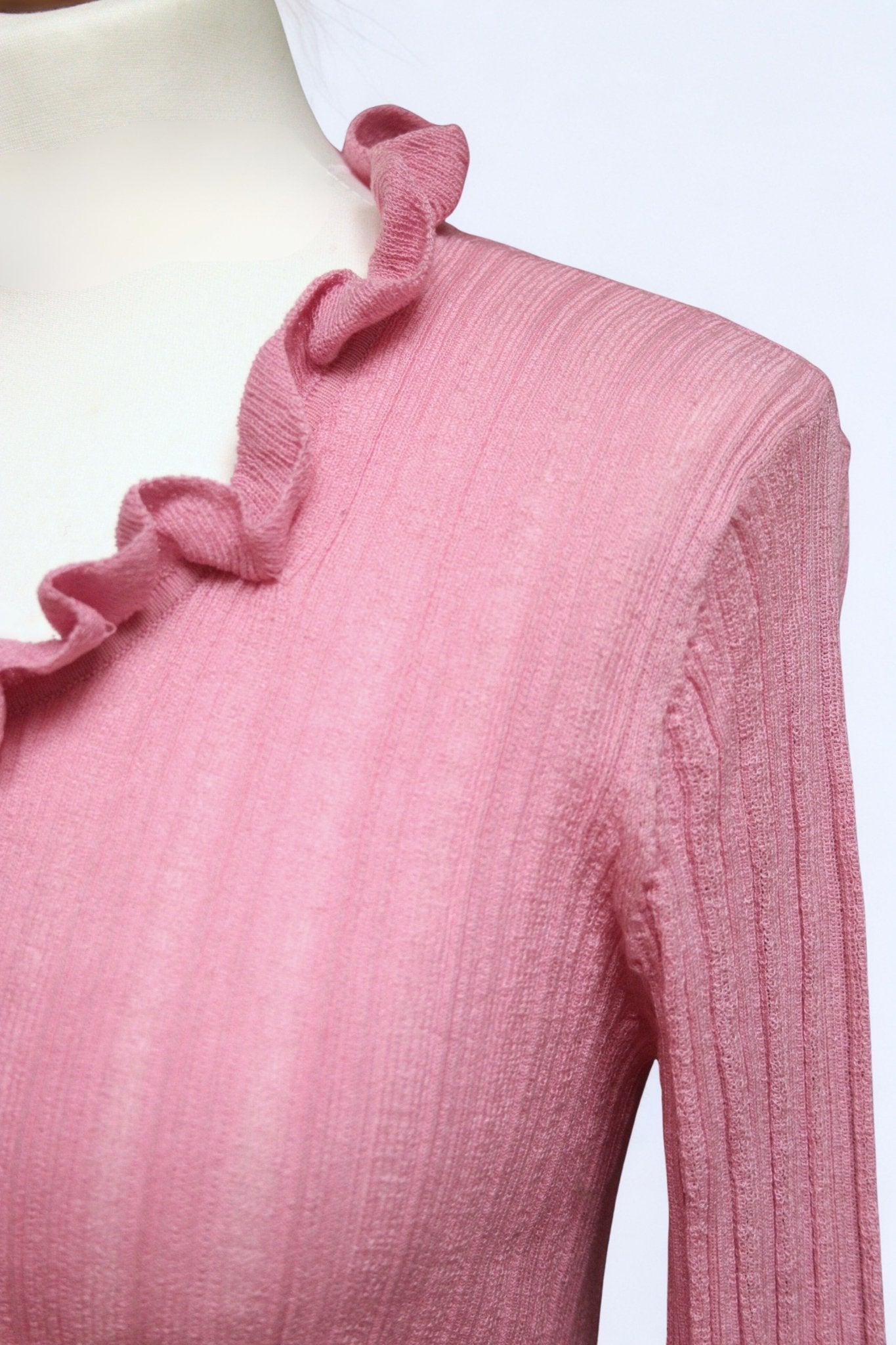 Episode pink ribbed cotton top Size 10 - KingsRoad1990