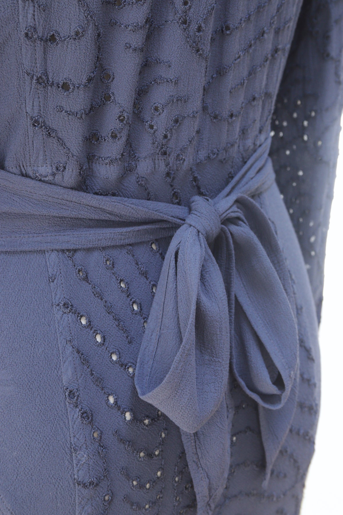 Ghost French navy viscose dress Size 8