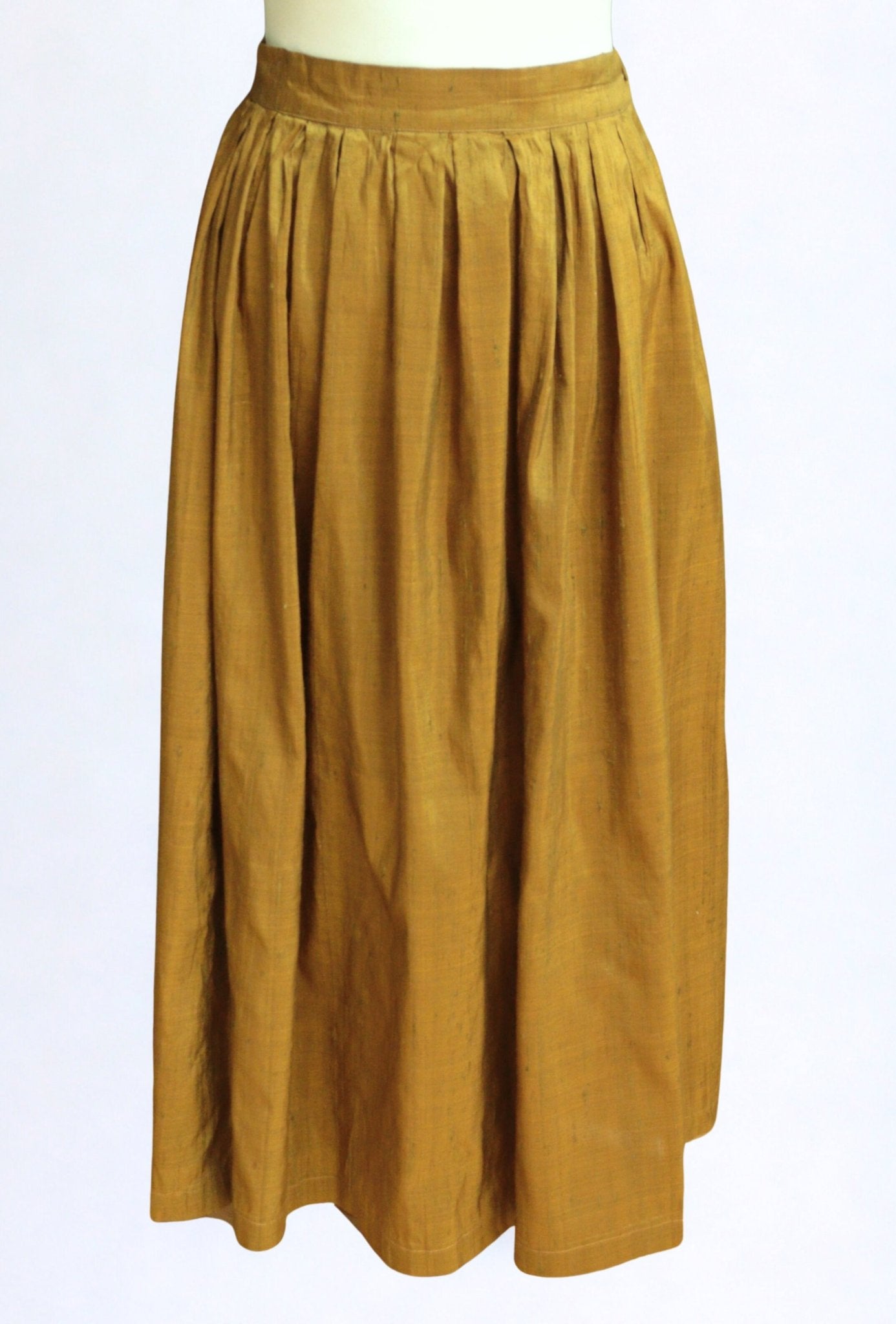 Next Collection gold silk dupion skirt Size 10 - KingsRoad1990