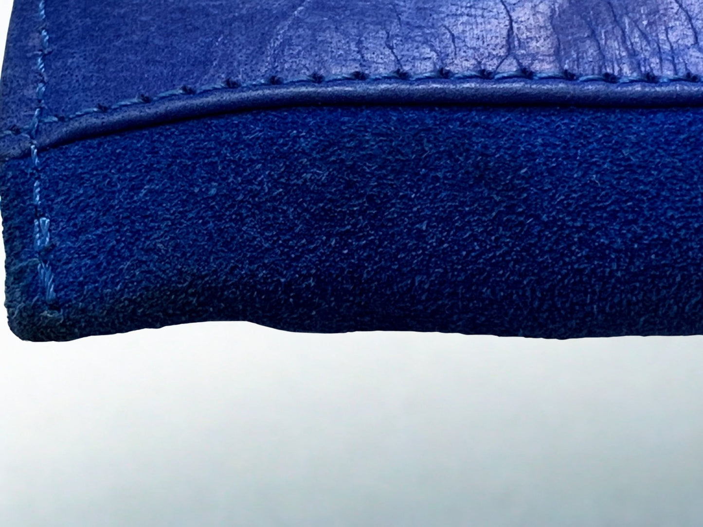 Oasis electric blue suede & leather bag with chain strap - KingsRoad1990