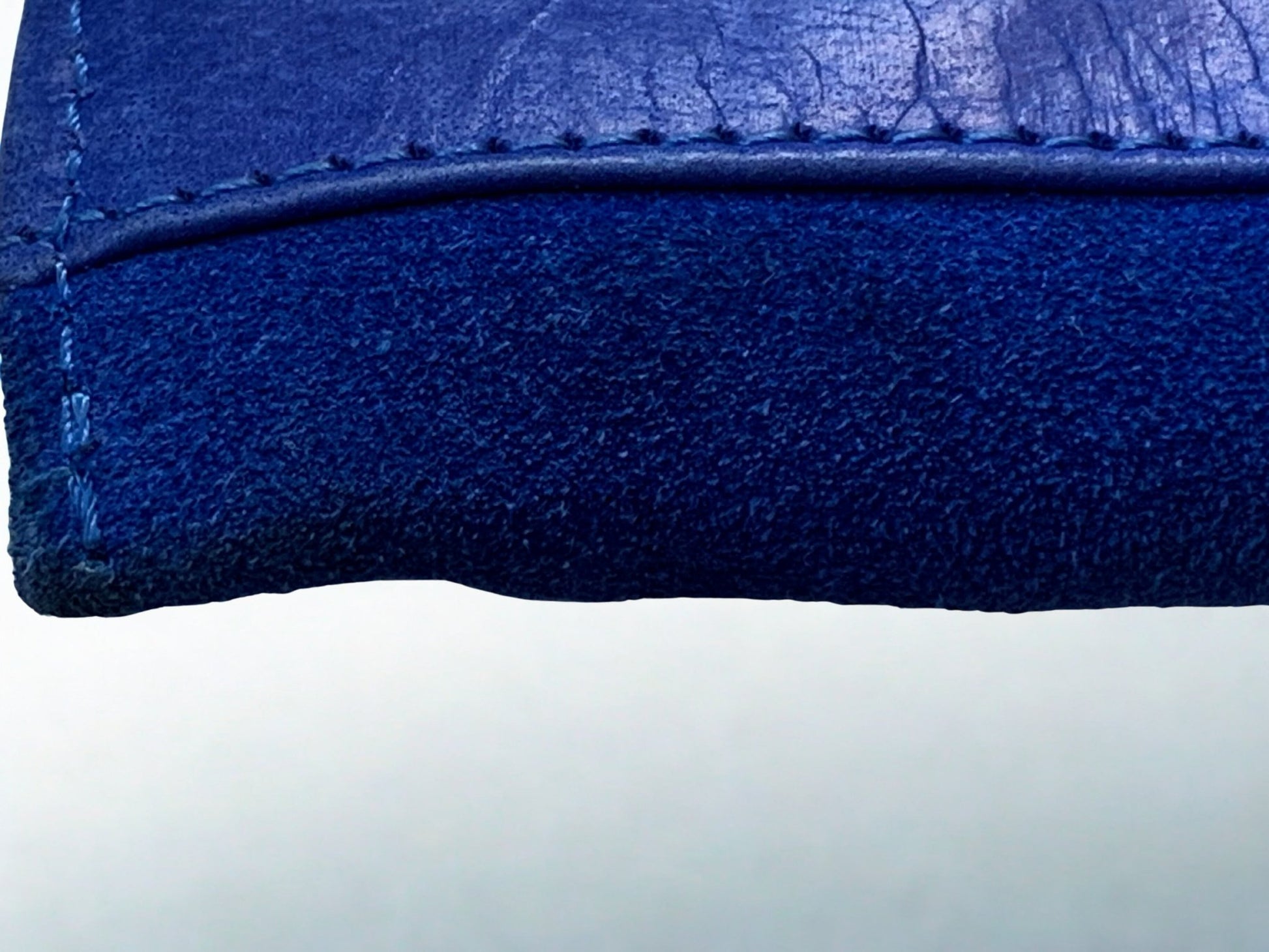 Oasis electric blue suede & leather bag with chain strap - KingsRoad1990