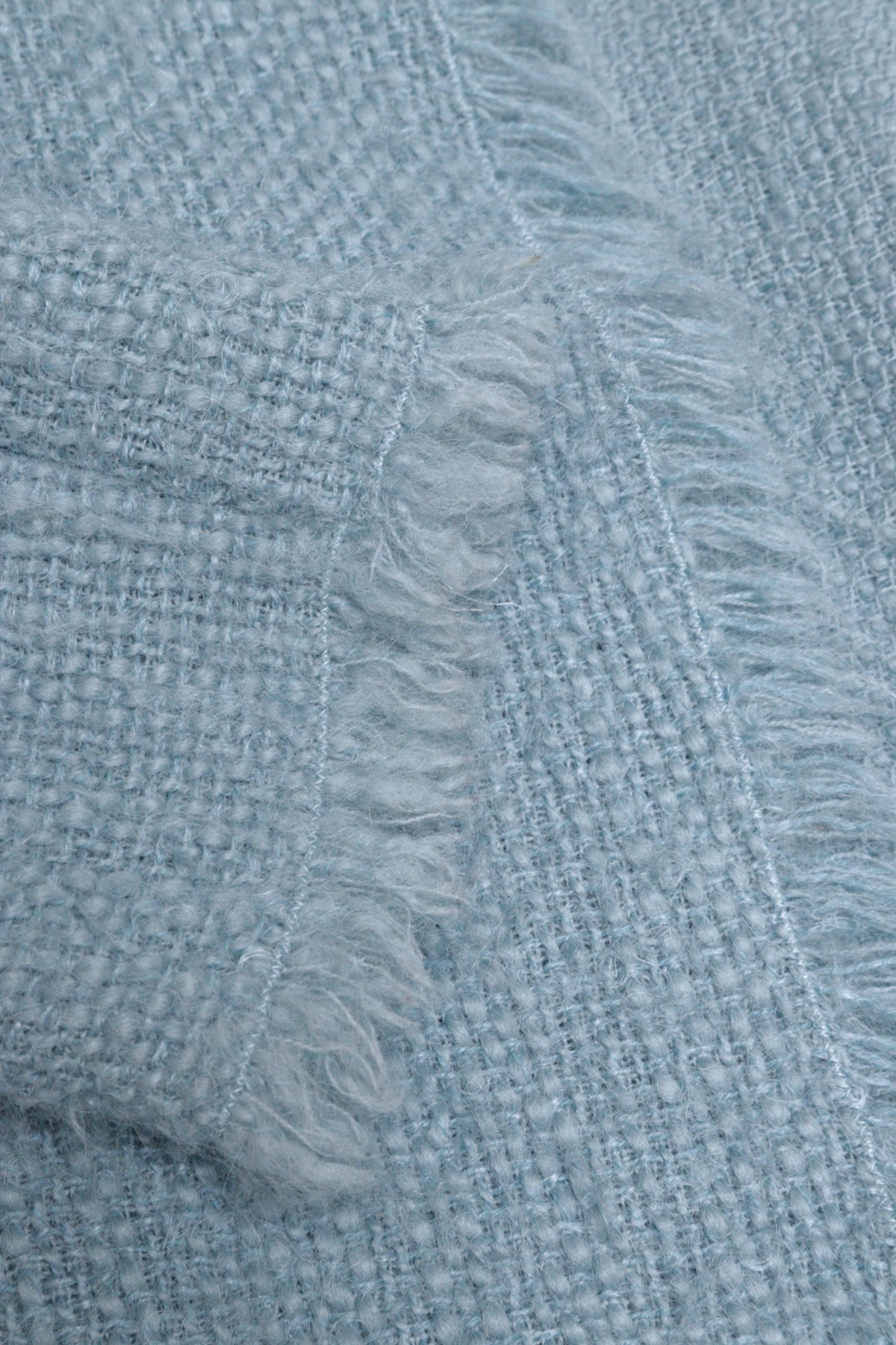 Caractère duck egg blue boxy wool jacket Size 10
