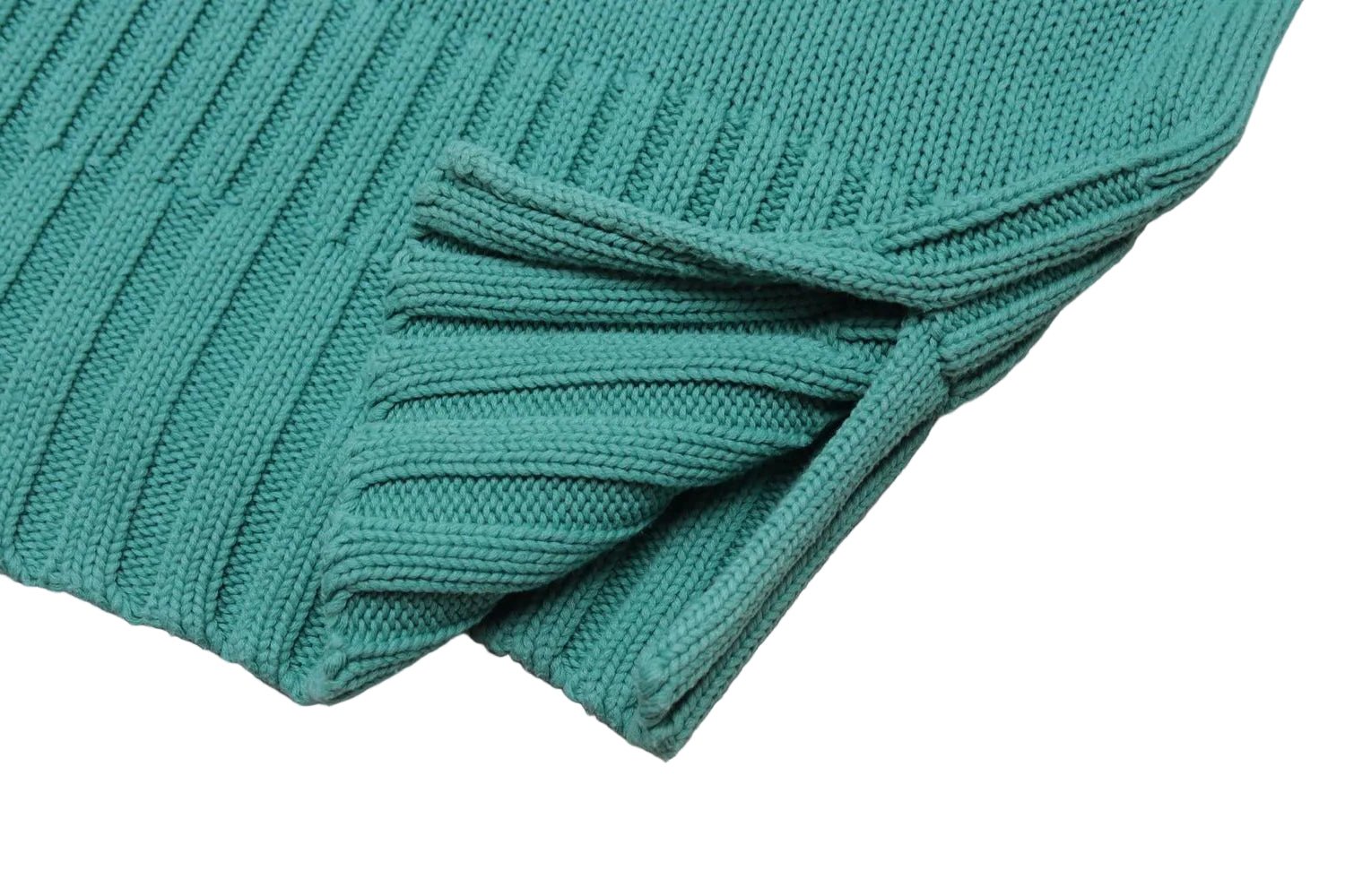 Patsy Seddon turquoise cotton jumper Size 14 - KingsRoad1990