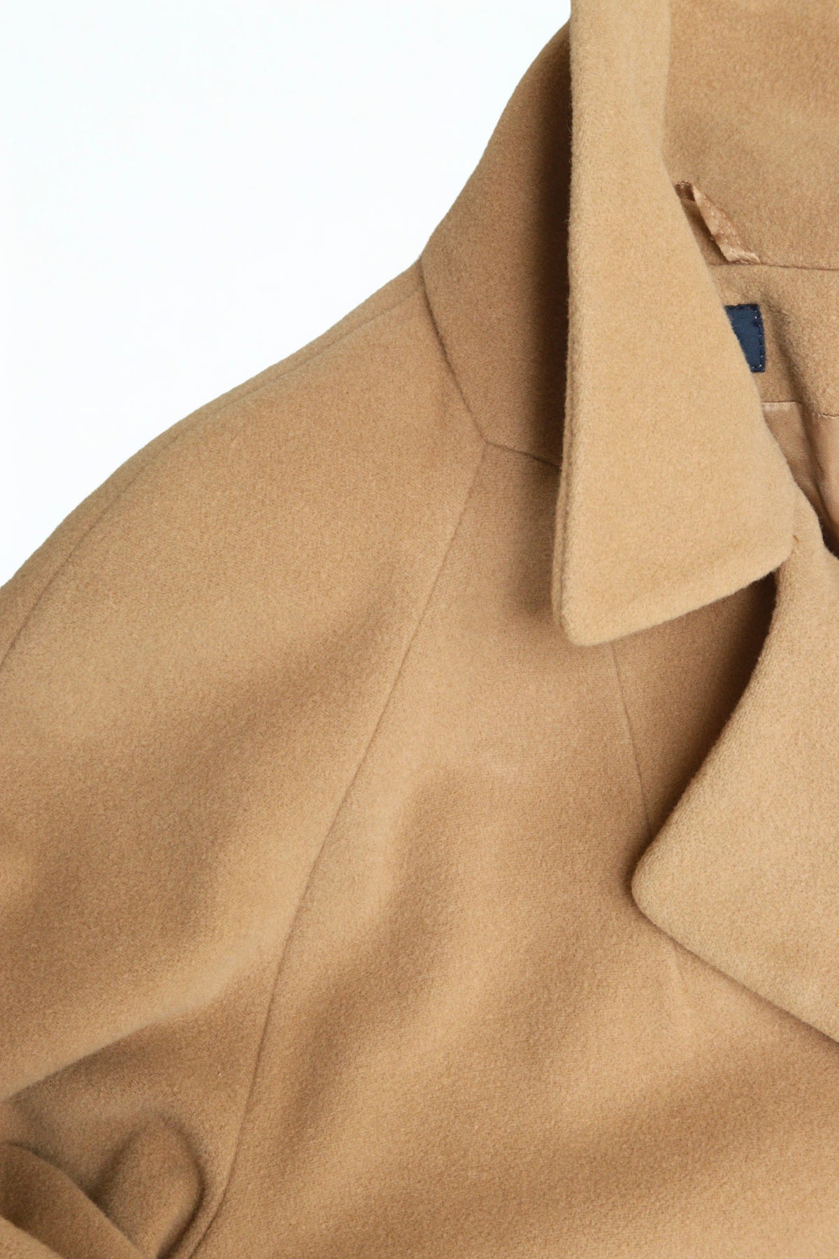 Monsoon camel wool wrap coat