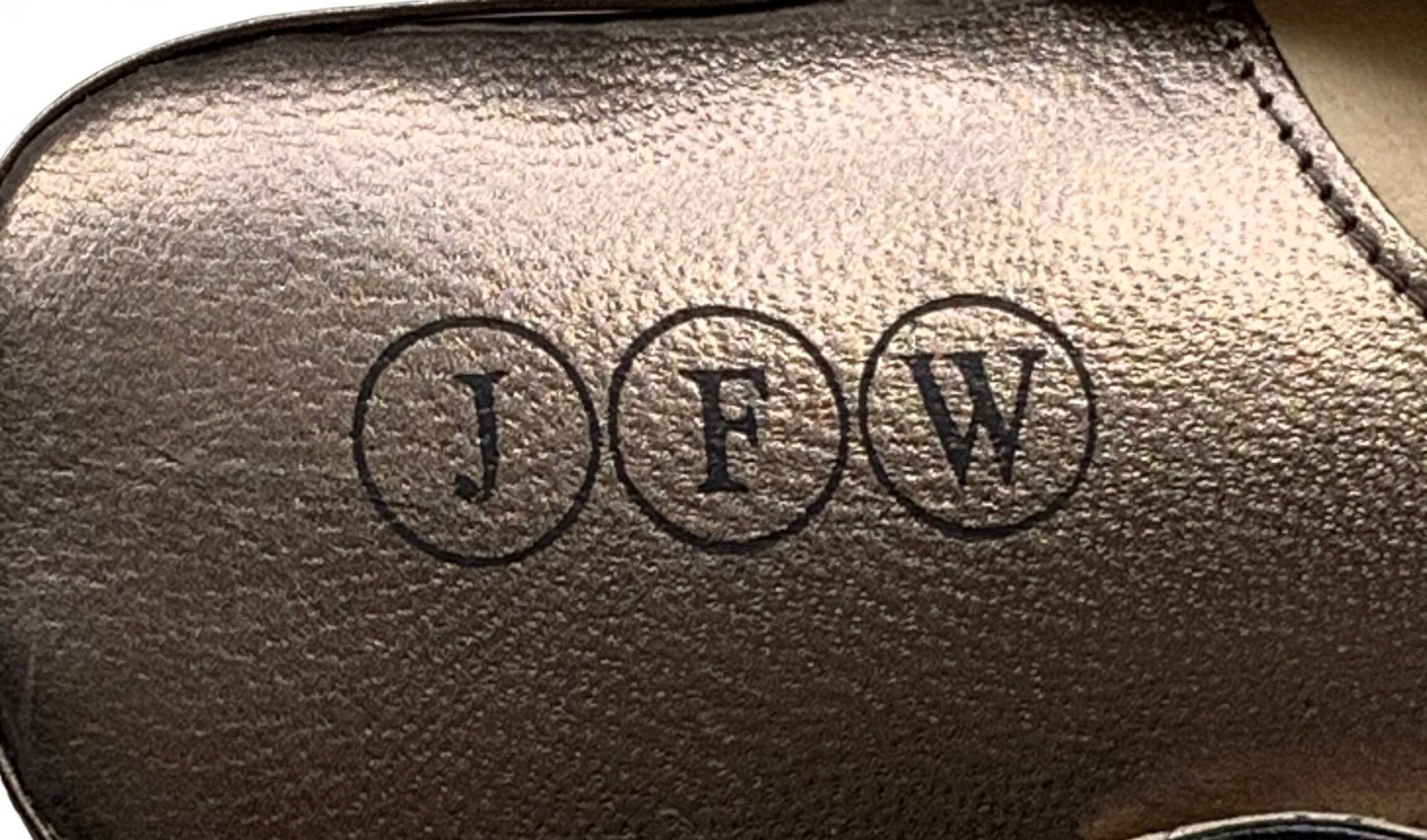 JFW leather wedge slippers Size 38 - KingsRoad1990