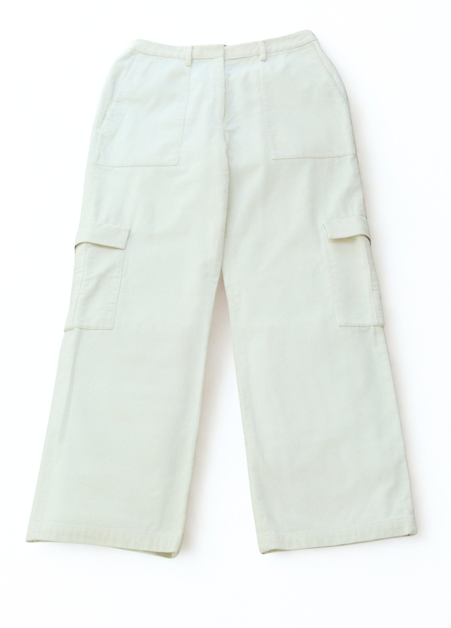 Episode off - white cord wide - leg trousers Size 10 - KingsRoad1990
