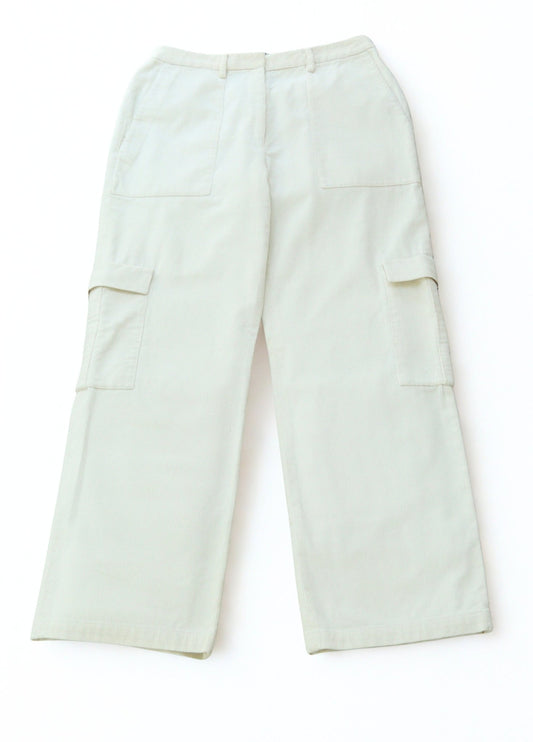 Episode off - white cord wide - leg trousers Size 10 - KingsRoad1990