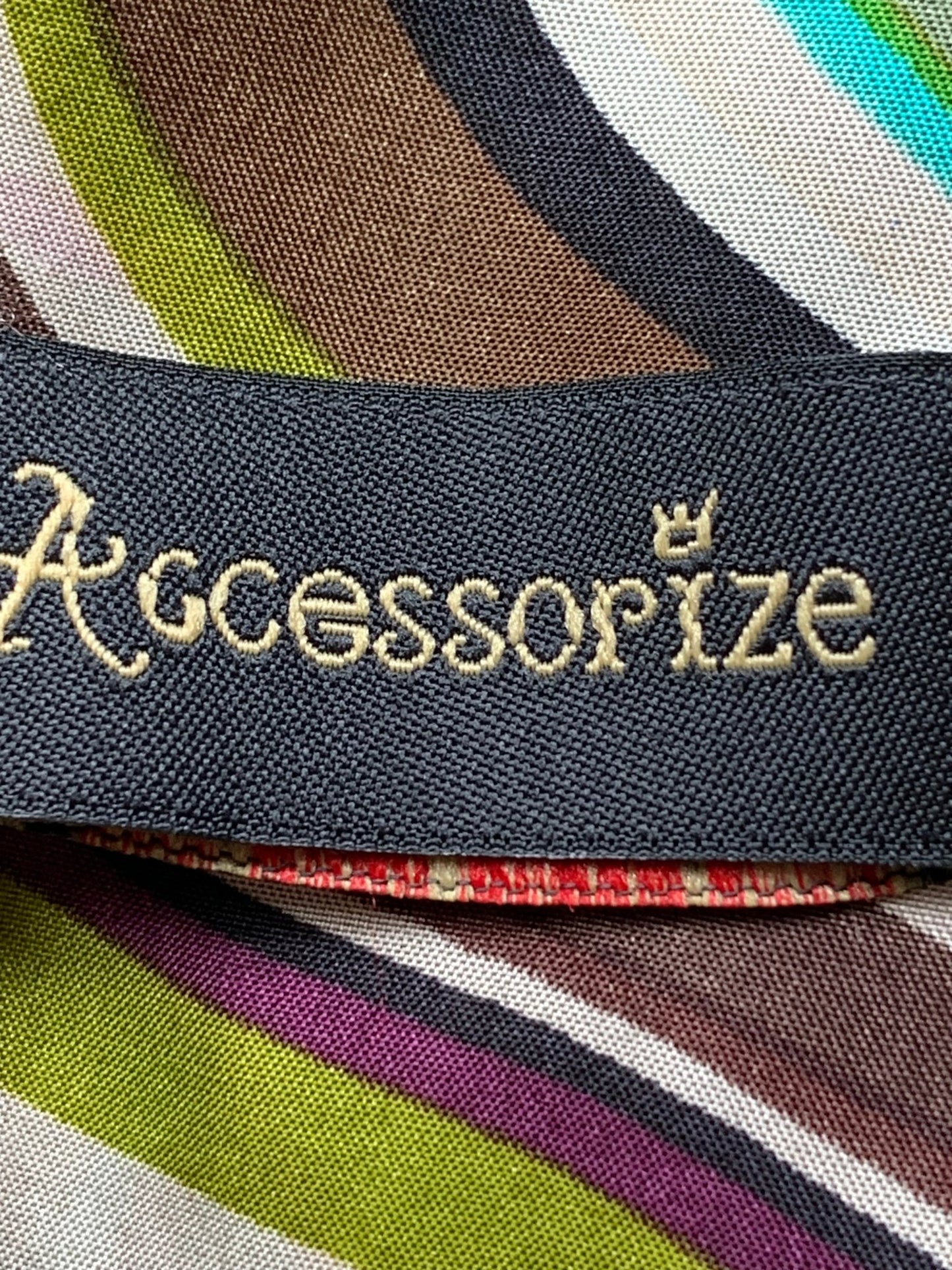 Accessorize wavy stripes silk scarf - KingsRoad1990