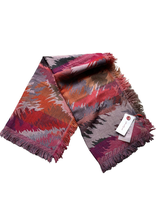 Jackpot by Carli Gry red shades wool scarf new - KingsRoad1990