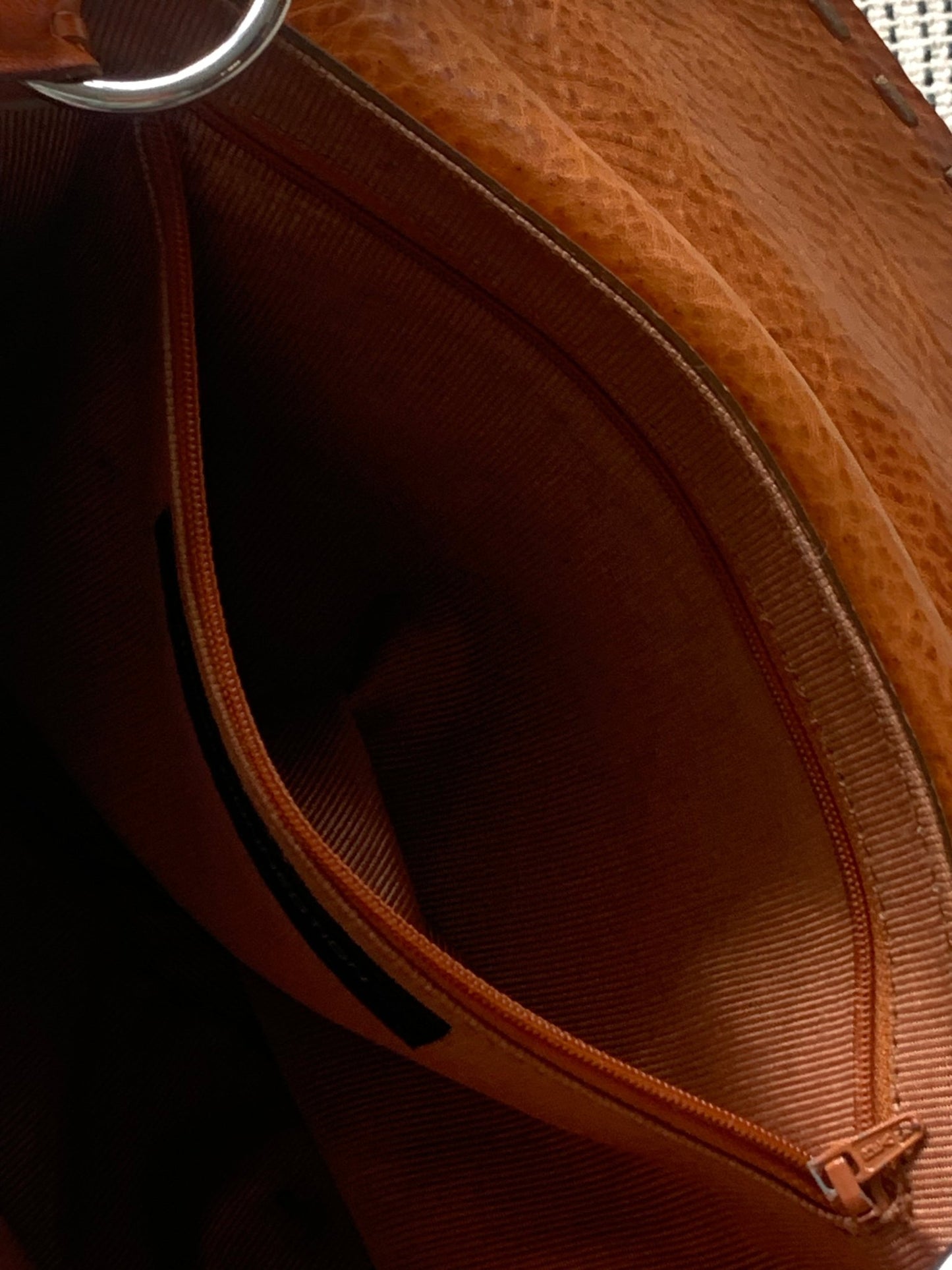 French Connection tan saddle bag - KingsRoad1990