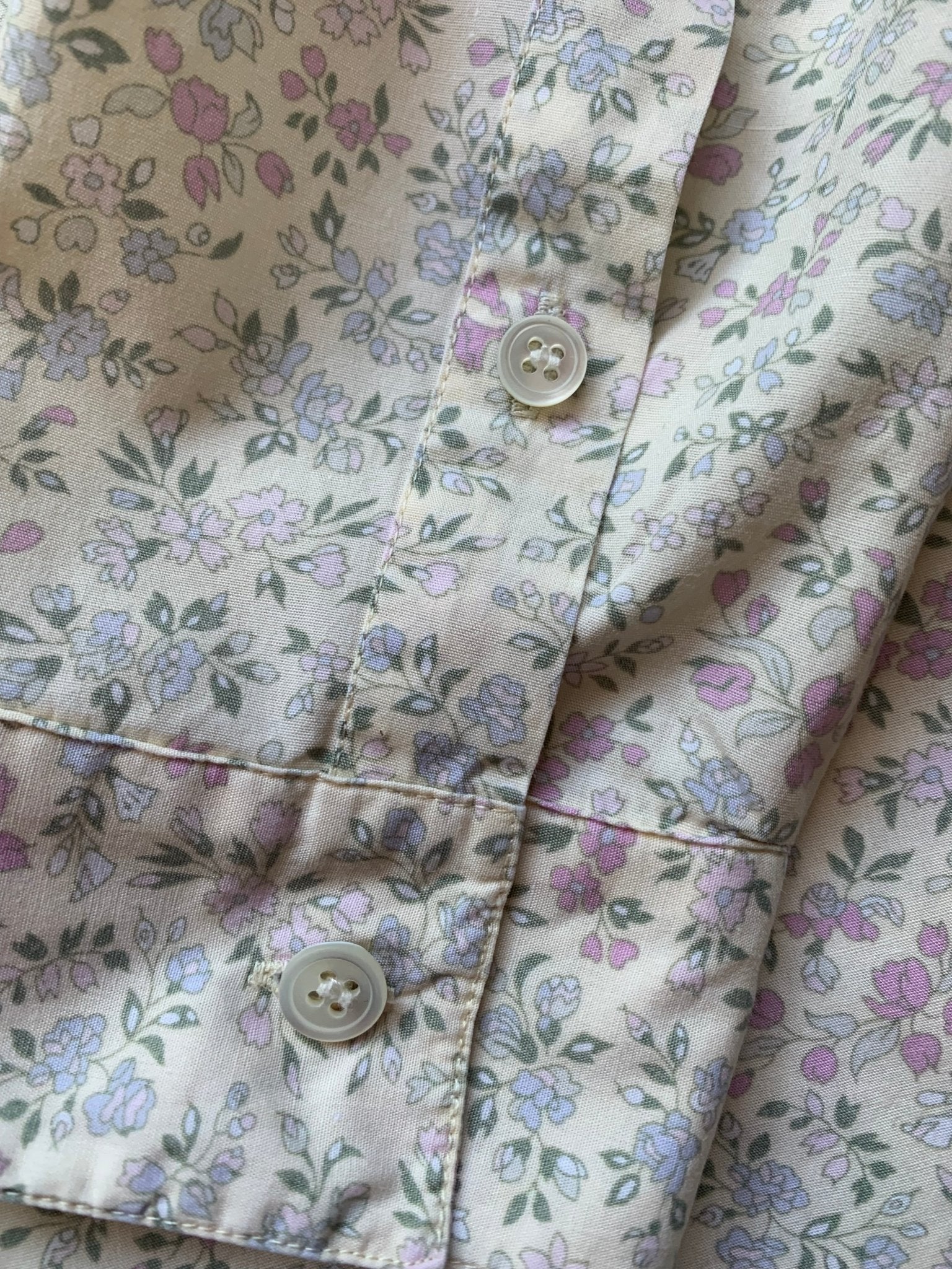Laura Ashley cotton floral print blouse Size 10 - KingsRoad1990
