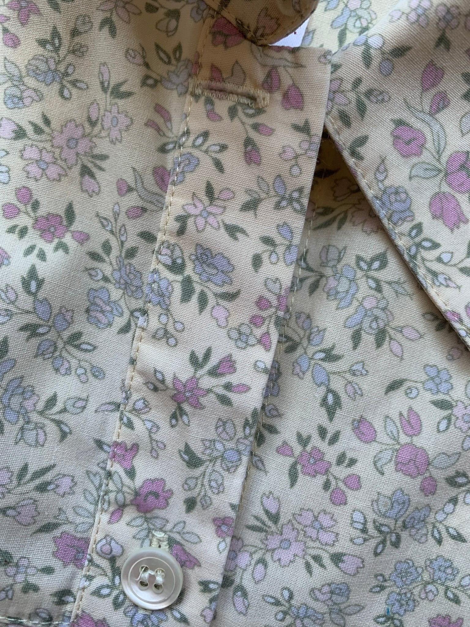 Laura Ashley cotton floral print blouse Size 10 - KingsRoad1990