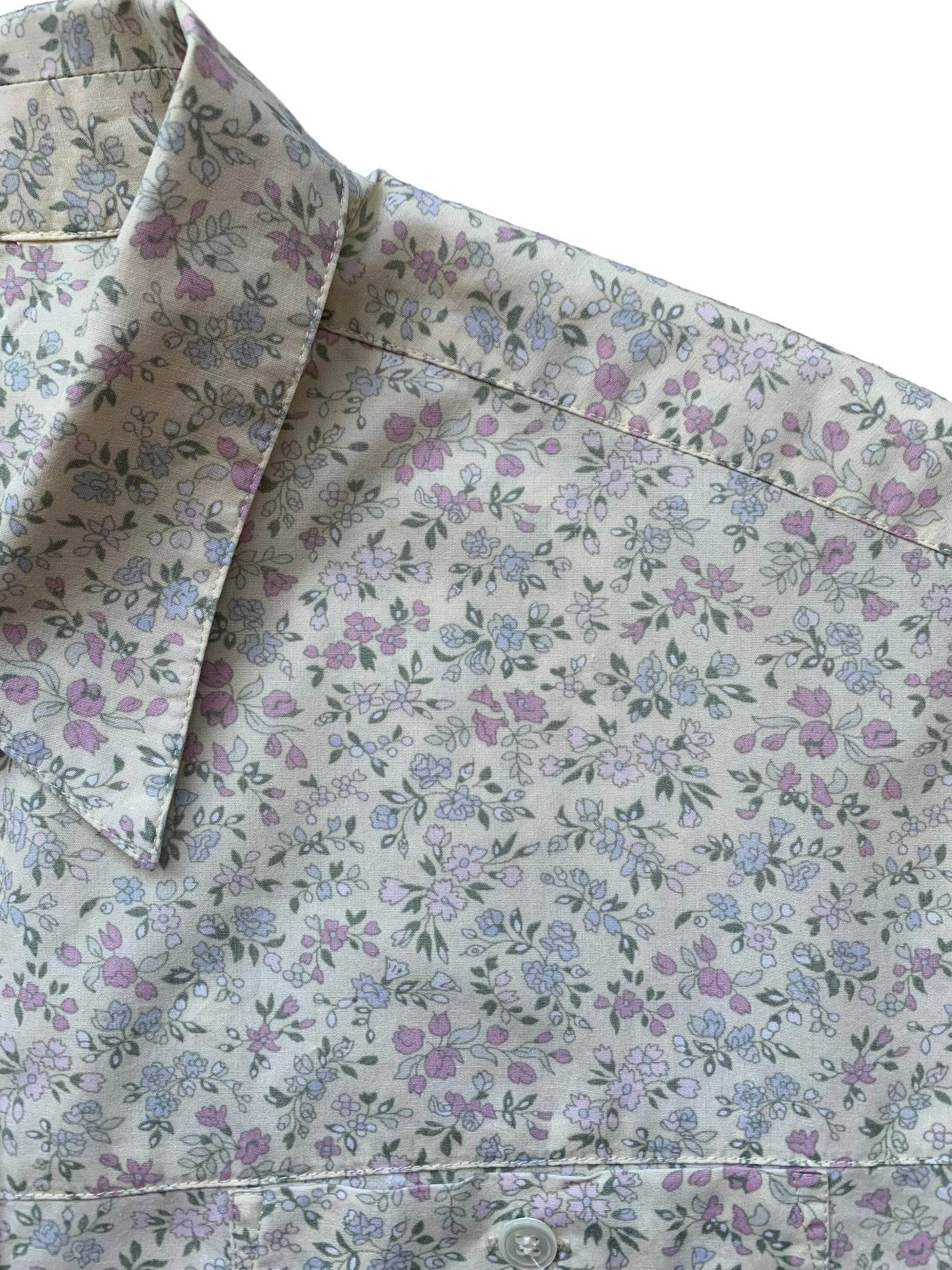 Laura Ashley cotton floral print blouse Size 10 - KingsRoad1990