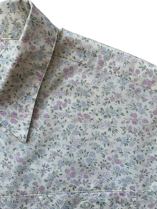 Laura Ashley cotton floral print blouse Size 10 - KingsRoad1990