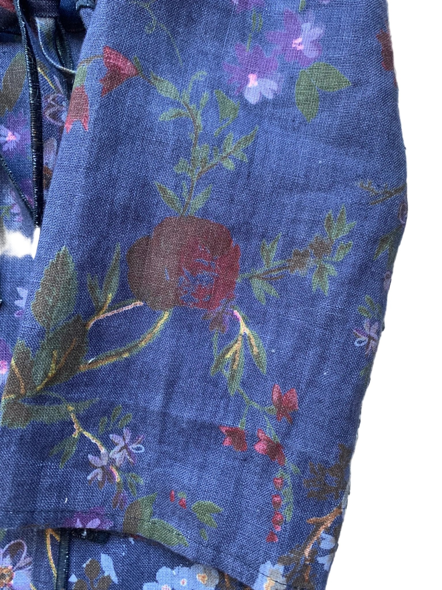 Avoca blue linen wrap dress Size 10 - KingsRoad1990