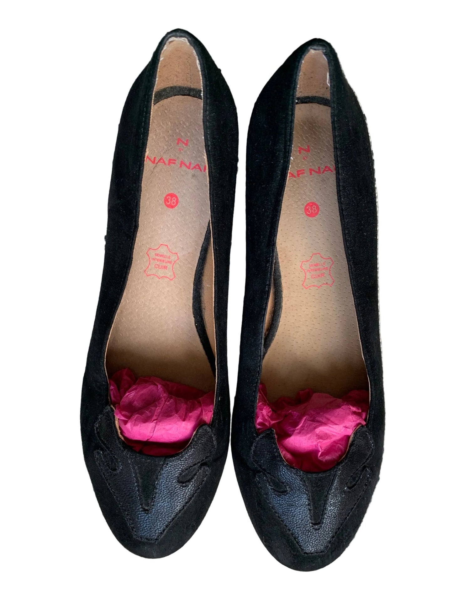 Naf Naf suede ballet flats Size 38 - KingsRoad1990