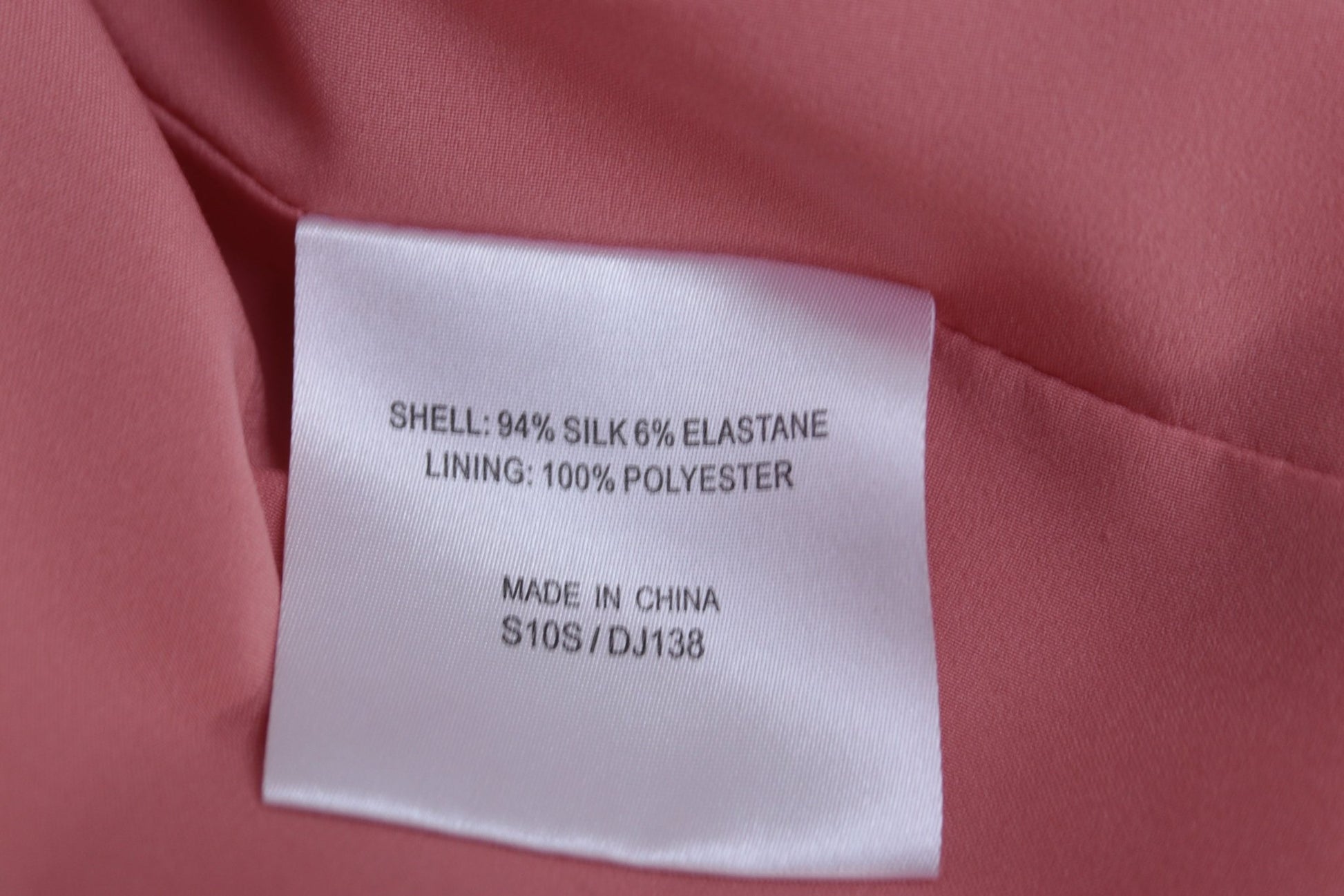 Karen Millen coral silk - blend dress Size 10 - KingsRoad1990