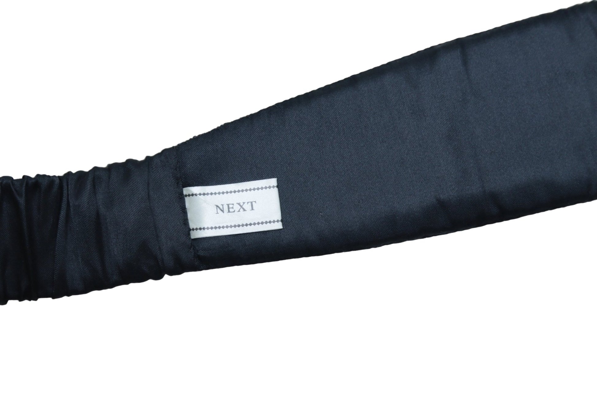 Next black satin beaded belt - KingsRoad1990