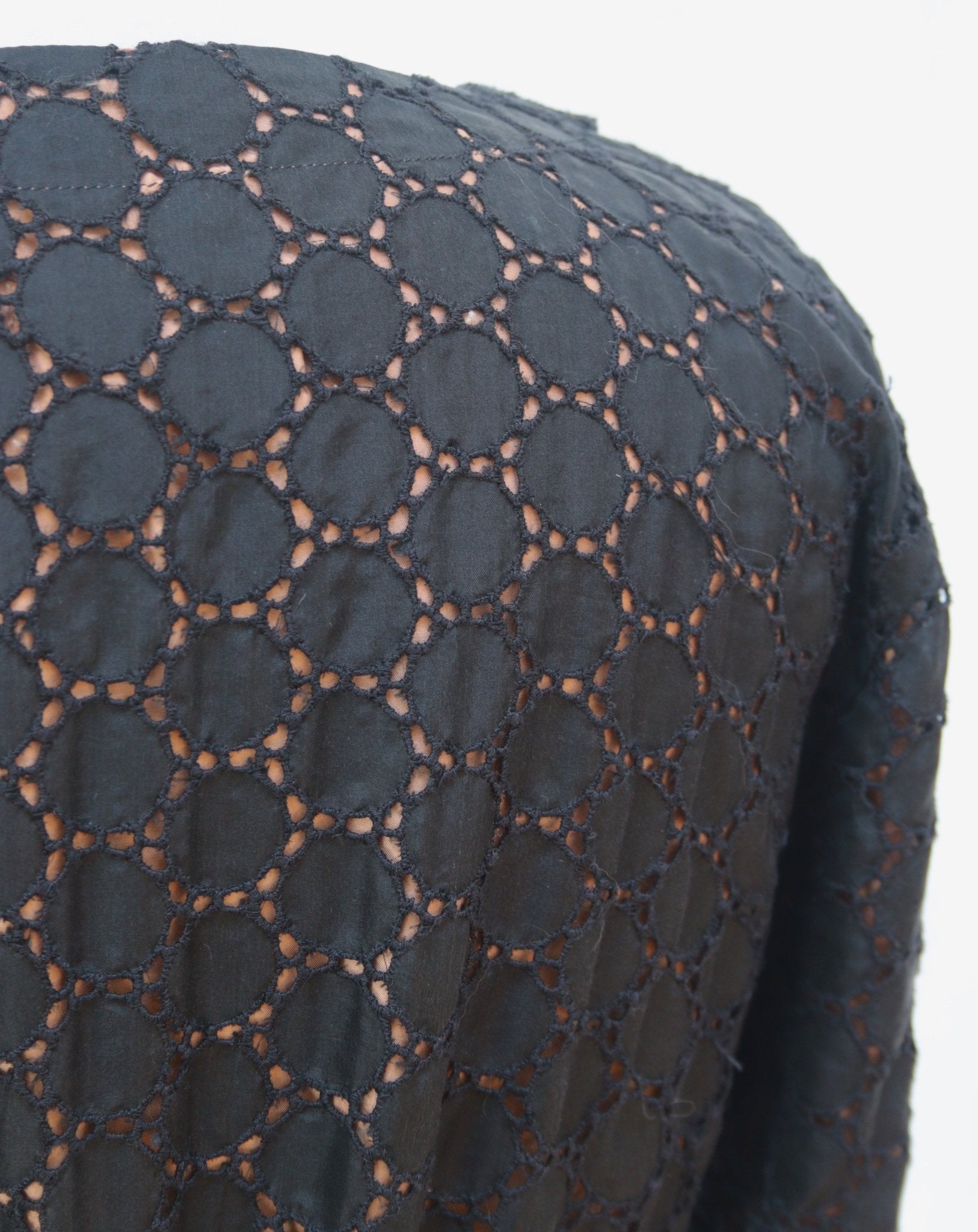 Rützou black silk scoop neck top UK 10 - KingsRoad1990