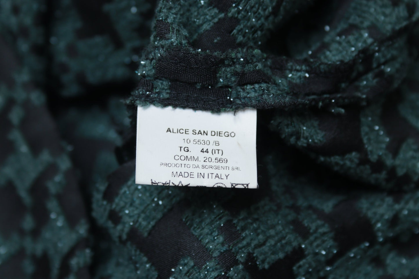 Alice San Diego green & black shift dress Size 12 - KingsRoad1990