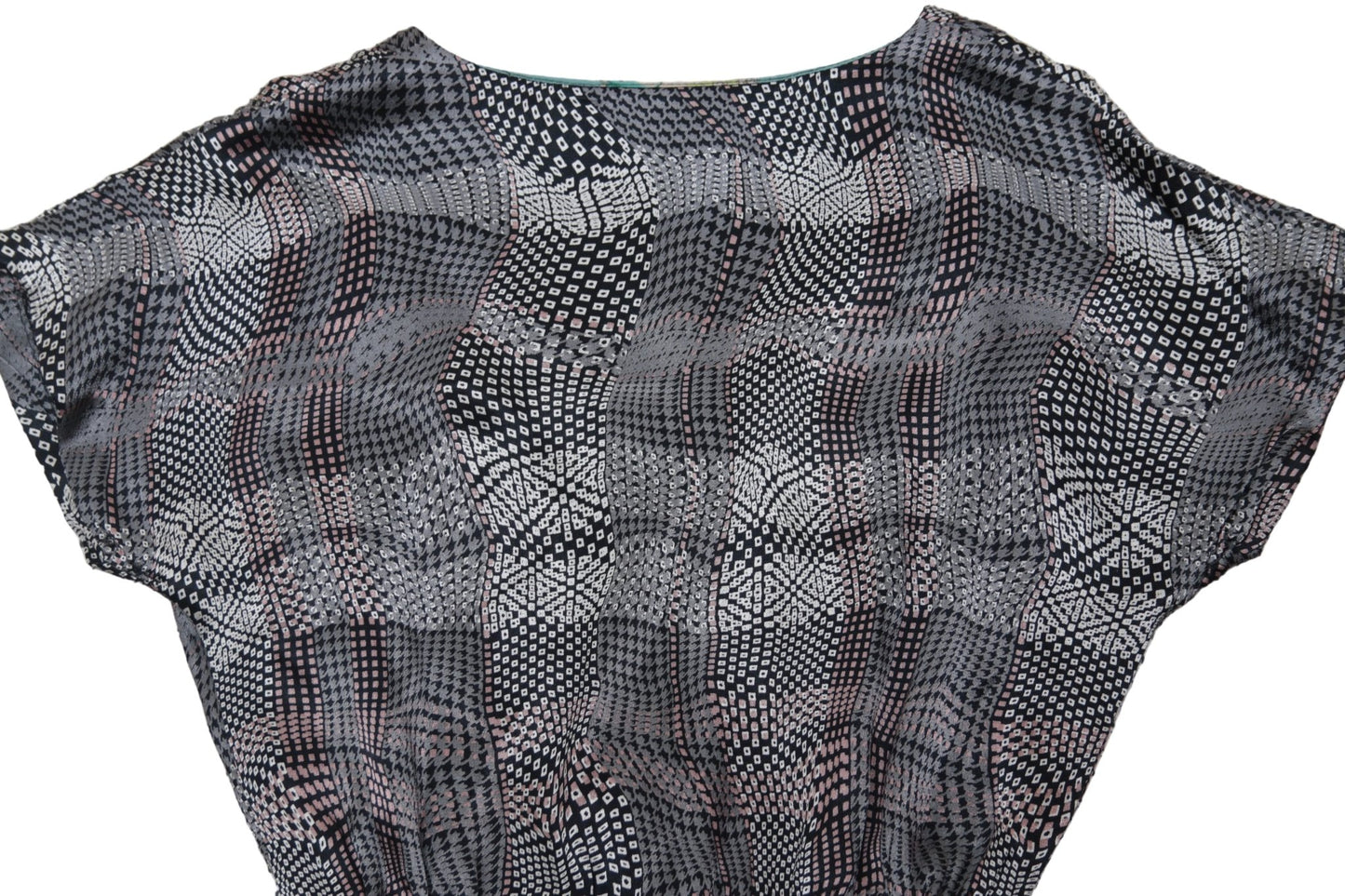Alice San Diego grey cotton & silk dress Size 10 - KingsRoad1990