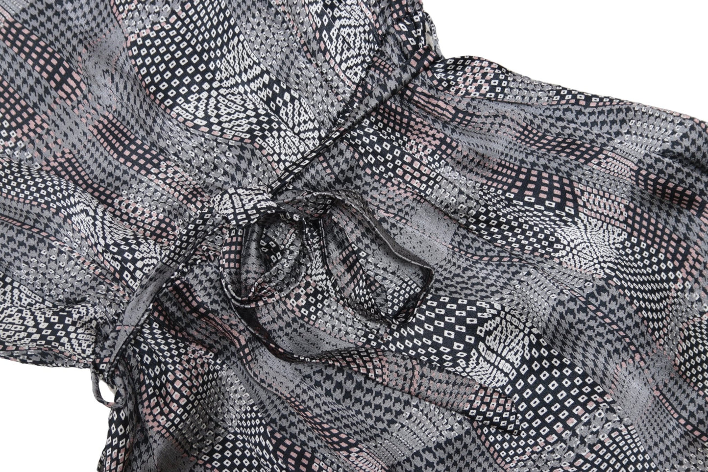 Alice San Diego grey cotton & silk dress Size 10 - KingsRoad1990