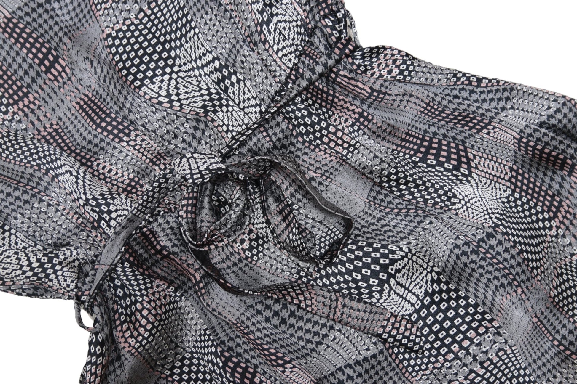 Alice San Diego grey cotton & silk dress Size 10 - KingsRoad1990