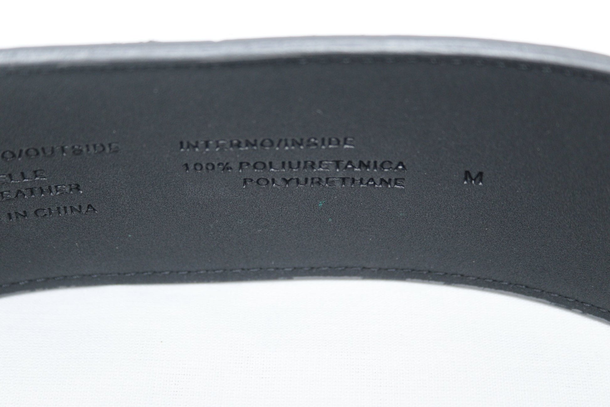 Benetton grey patent leather wide belt Size M UK 12 - KingsRoad1990