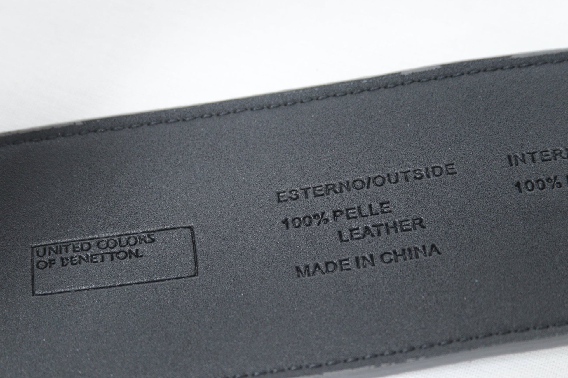 Benetton grey patent leather wide belt Size M UK 12 - KingsRoad1990
