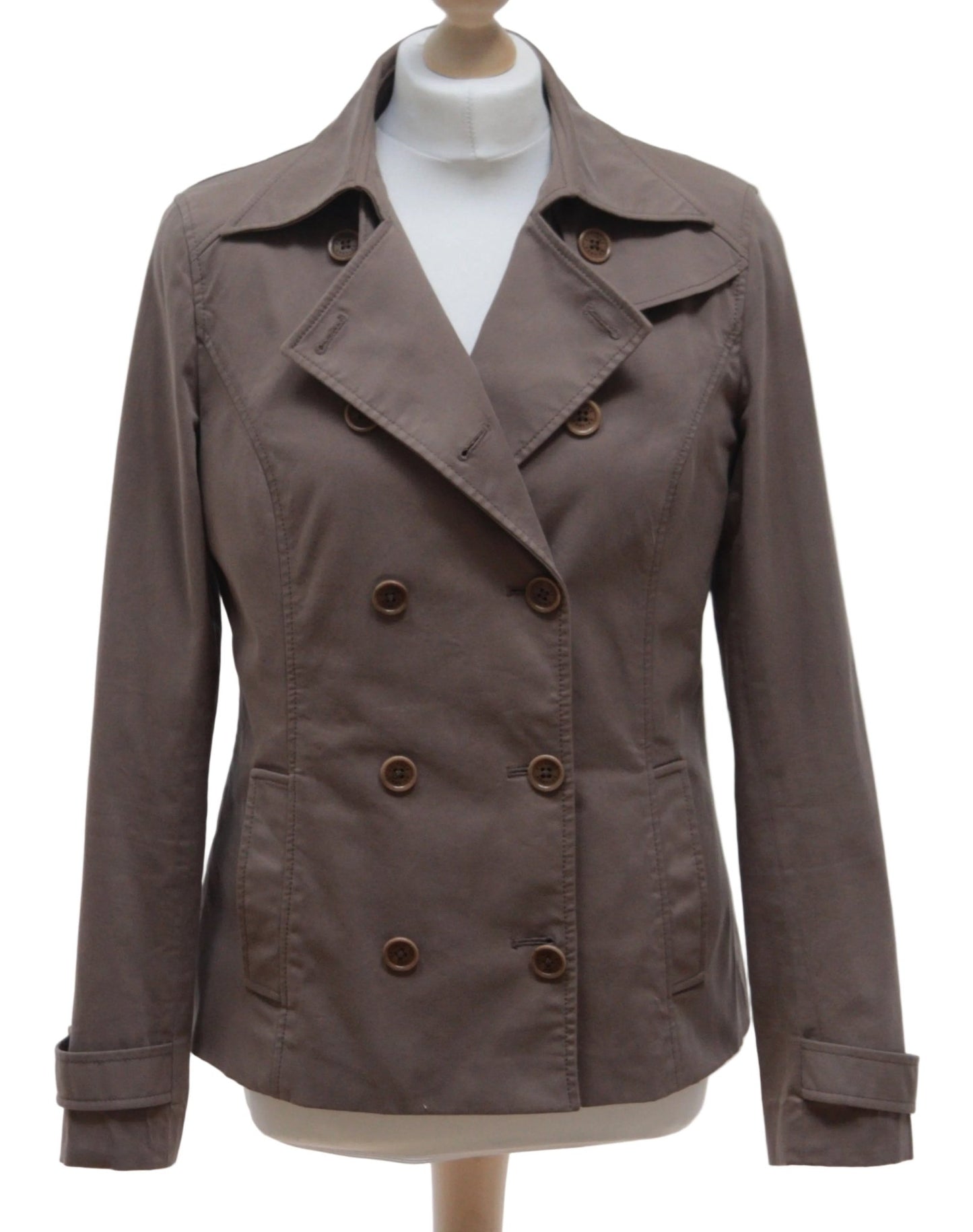 Episode mid - brown cotton jacket Size 10 - KingsRoad1990