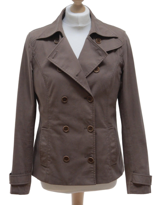 Episode mid - brown cotton jacket Size 10 - KingsRoad1990
