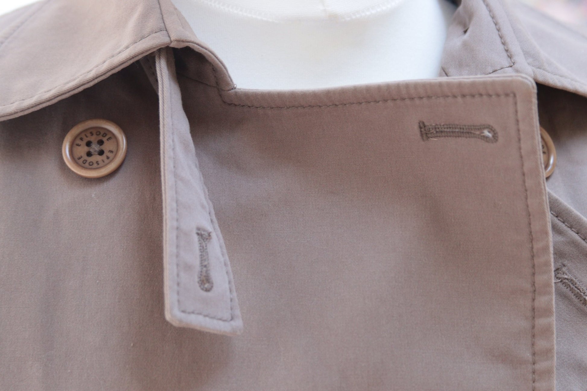 Episode mid - brown cotton jacket Size 10 - KingsRoad1990