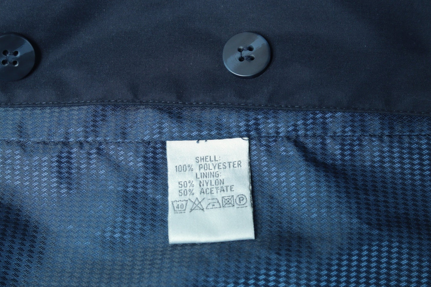Patsy Seddon navy raincoat Size 12 - KingsRoad1990