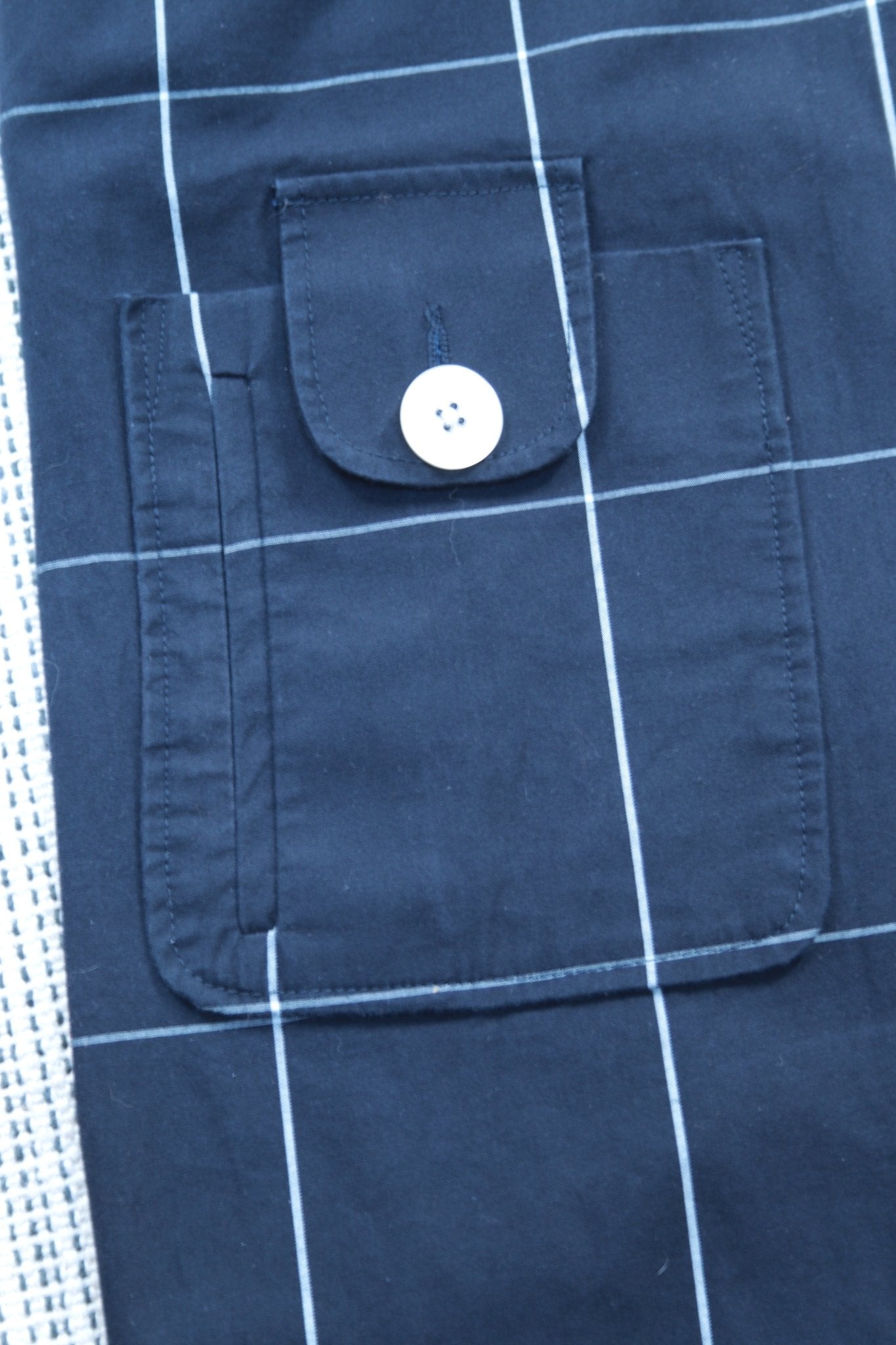 Hobbs dark blue window check coat Size 12 - KingsRoad1990