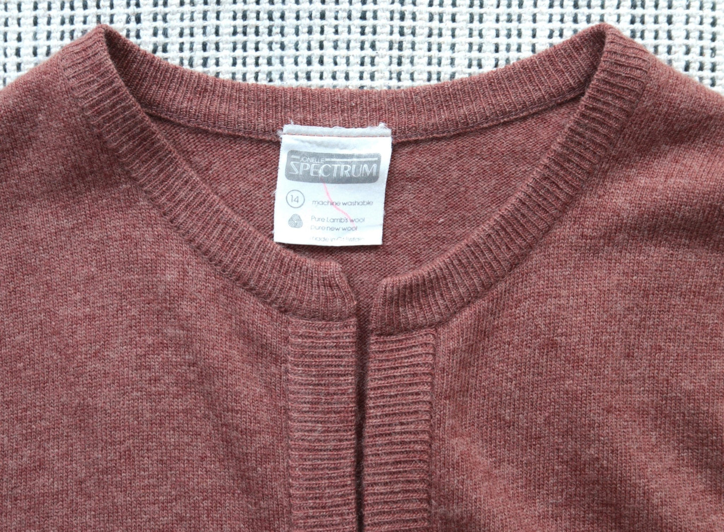 Jonelle rust pink wool waistcoat Size 10 - KingsRoad1990