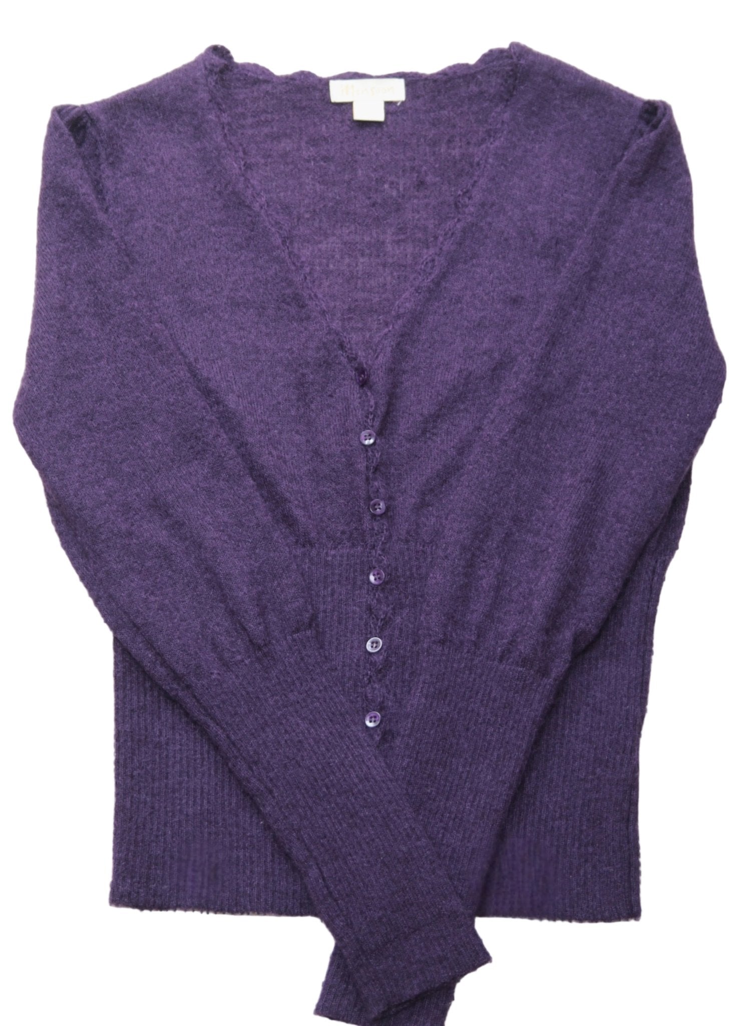 Monsoon purple cardigan with mohair Size 10 - KingsRoad1990