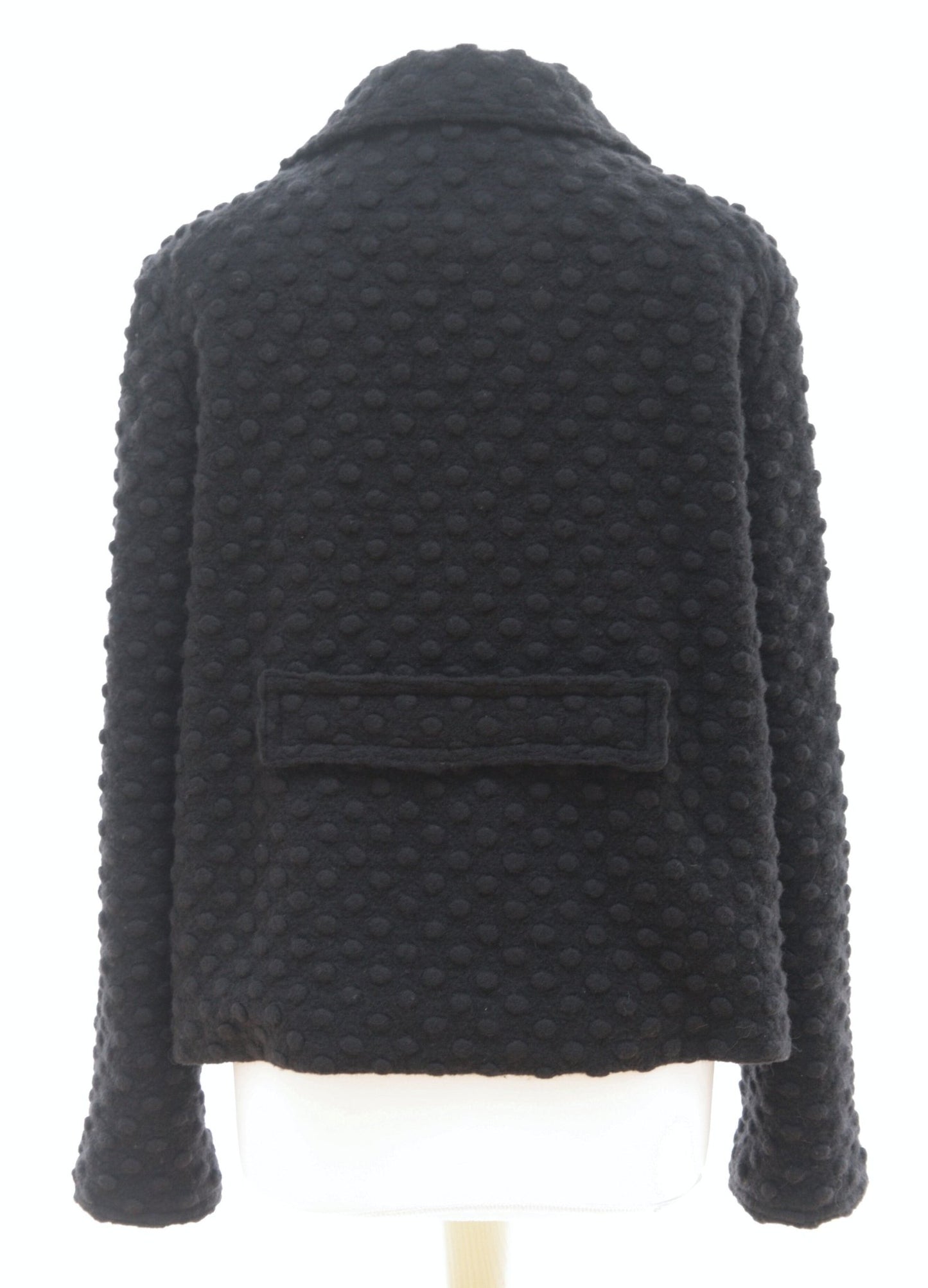 Avoca black wool jacket with bobble texture Size 10 - KingsRoad1990