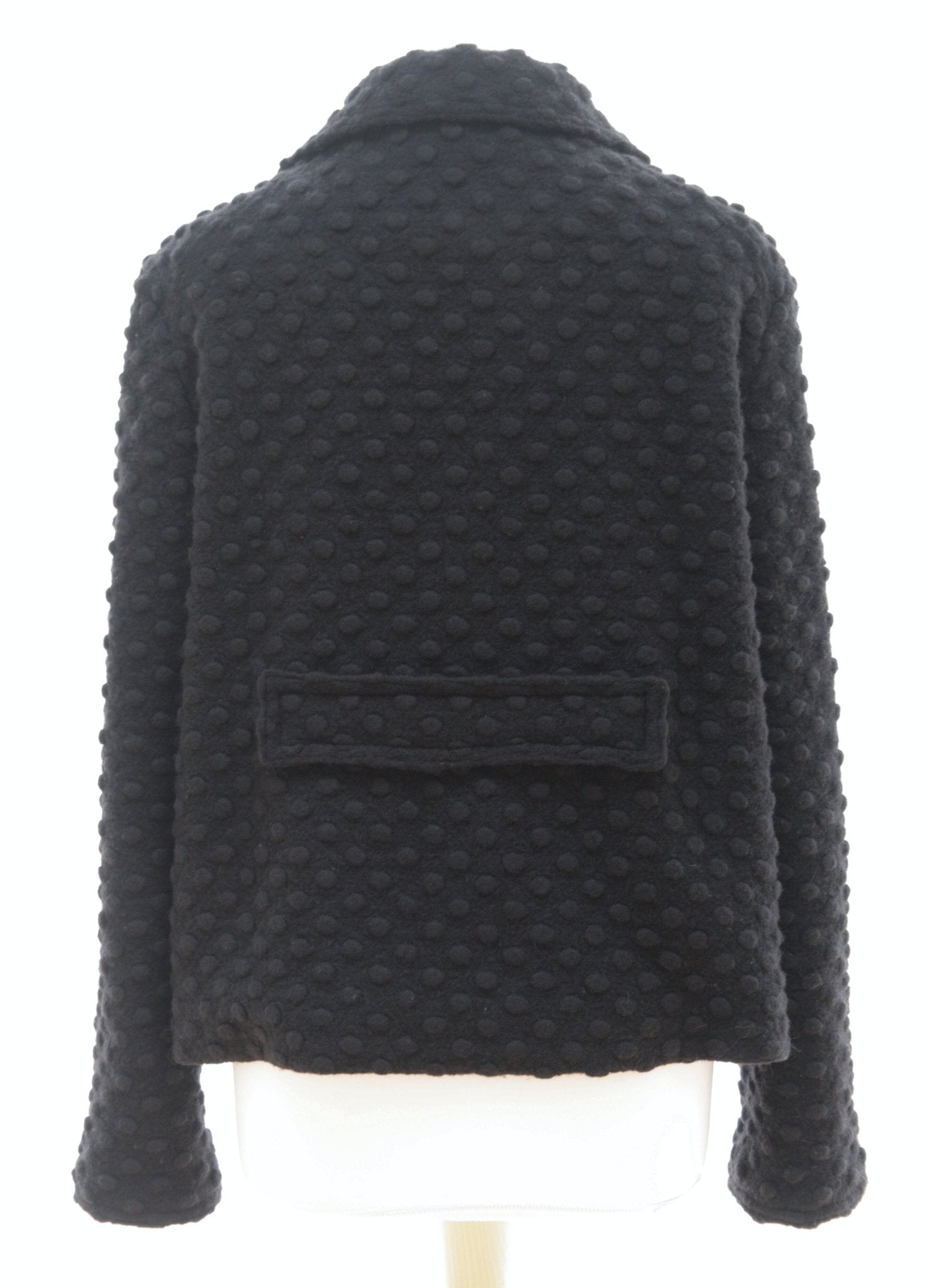 Avoca black wool jacket with bobble texture Size 10 - KingsRoad1990