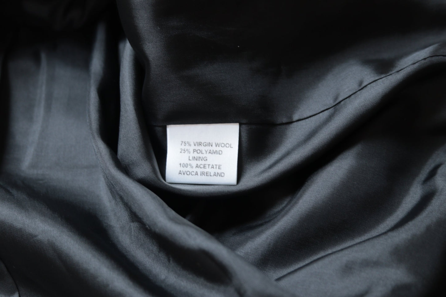 Avoca black wool jacket with bobble texture Size 10 - KingsRoad1990