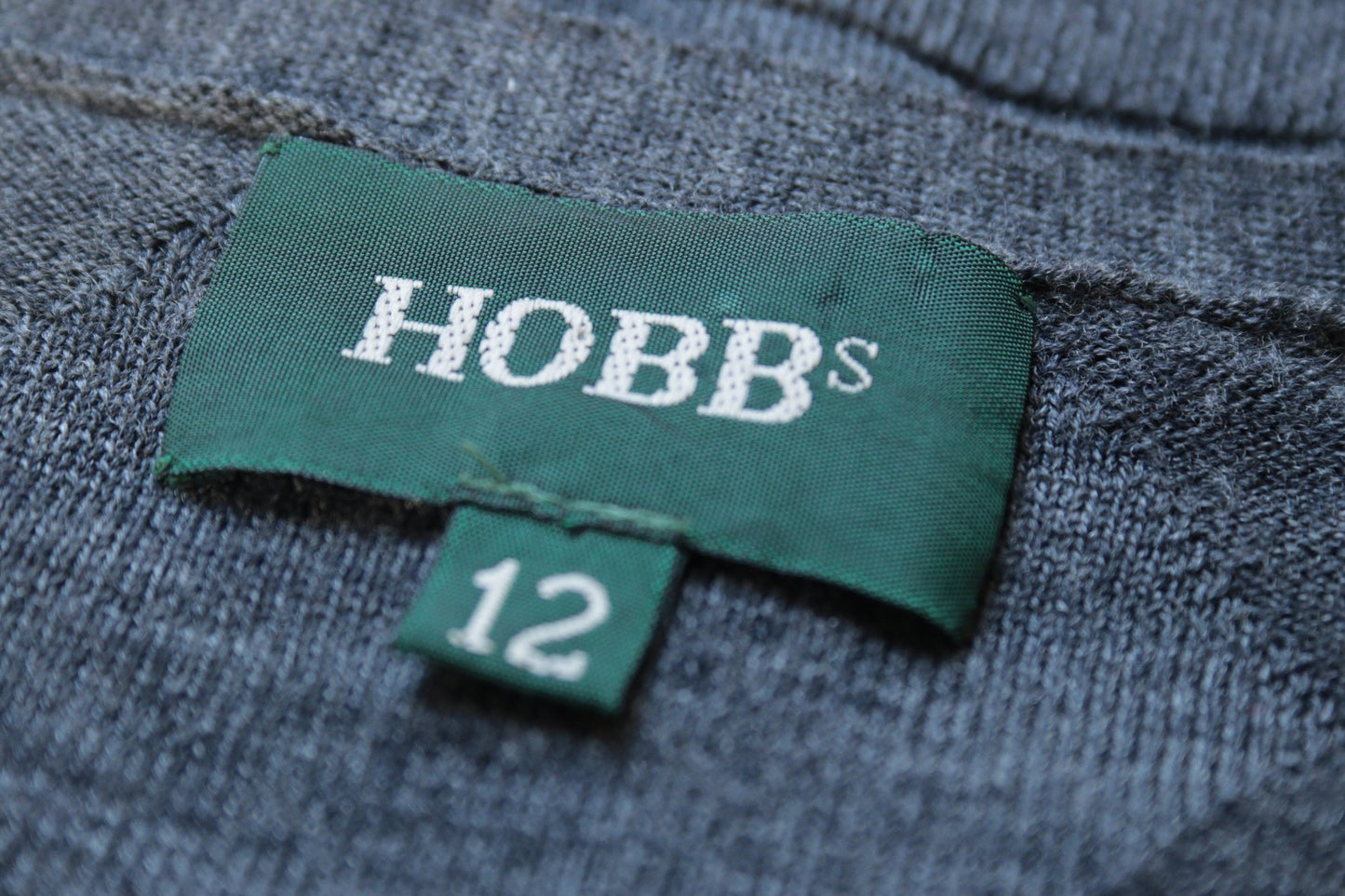 Hobbs grey wool cardigan Size 8 - KingsRoad1990