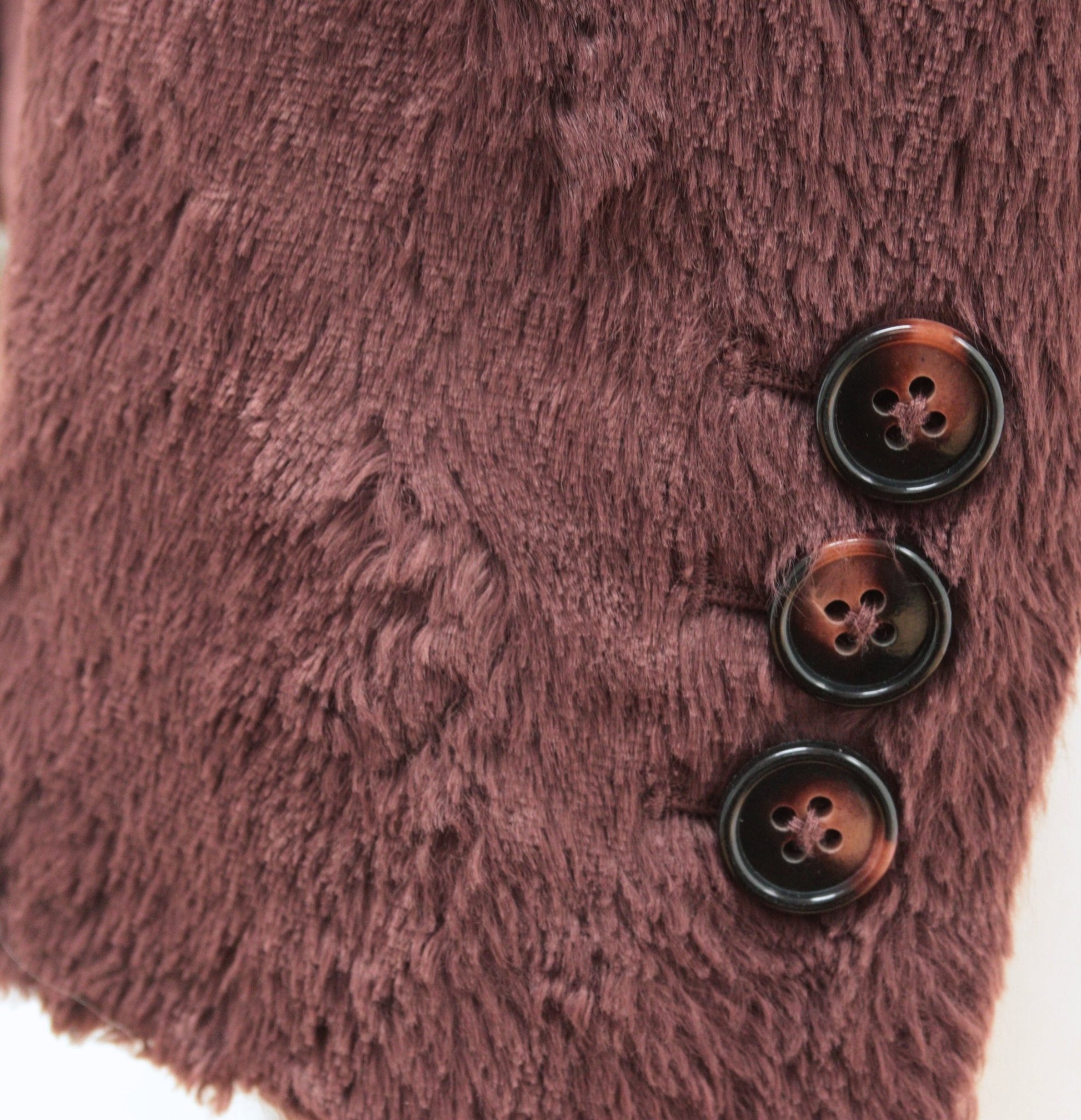 Jesiré brown faux fur blazer Size UK 8 - KingsRoad1990